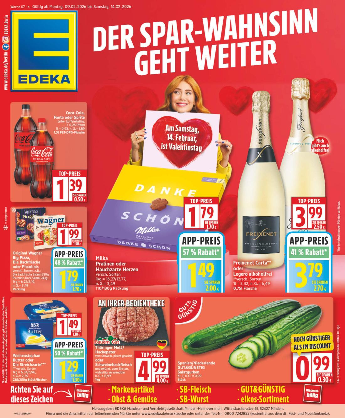 edeka - Edeka-Prospekt gültig vom 09.02.2026 bis 14.02.2026