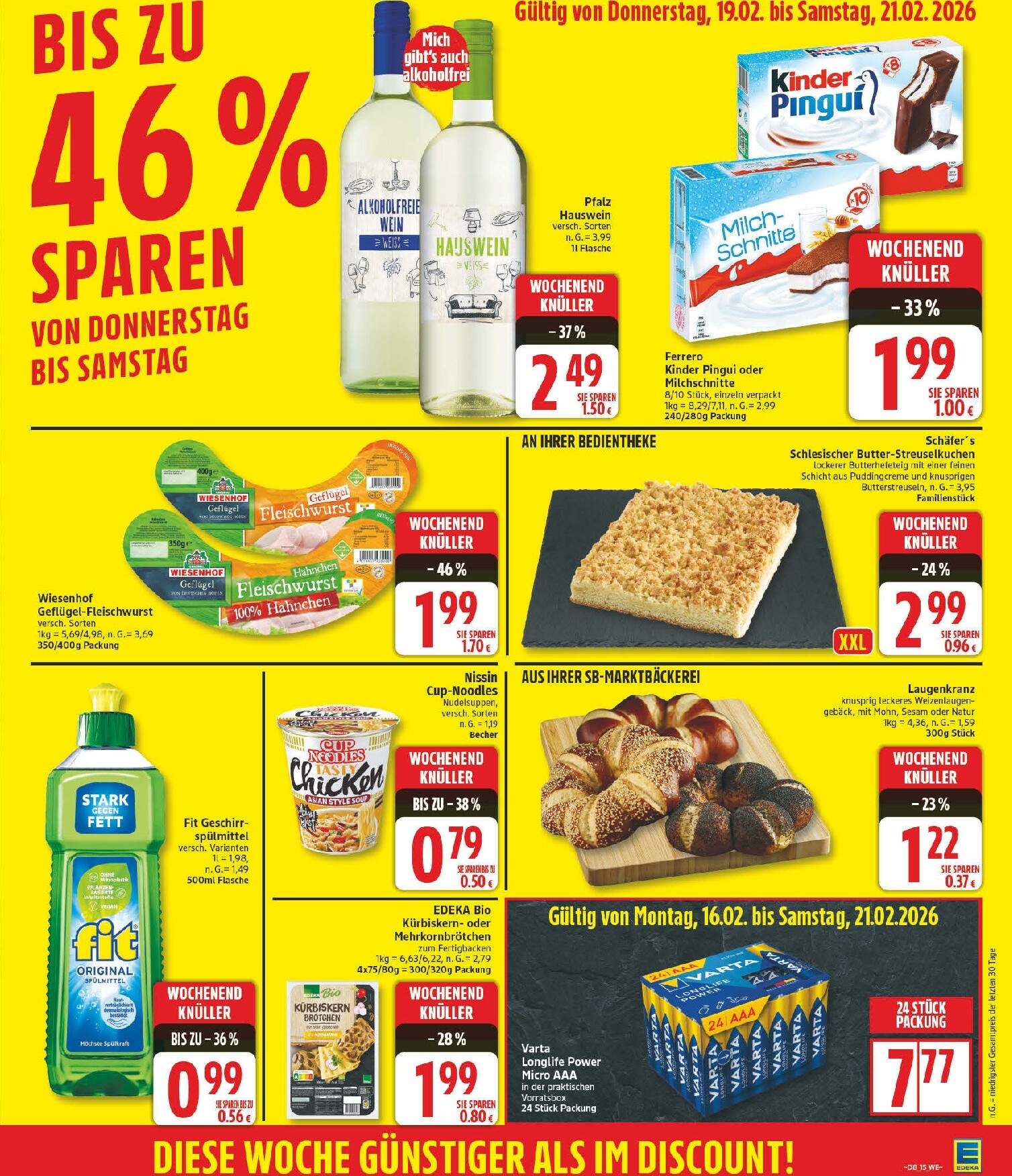 edeka - Edeka-Prospekt gültig vom 16.02.2026 bis 21.02.2026 - page: 15