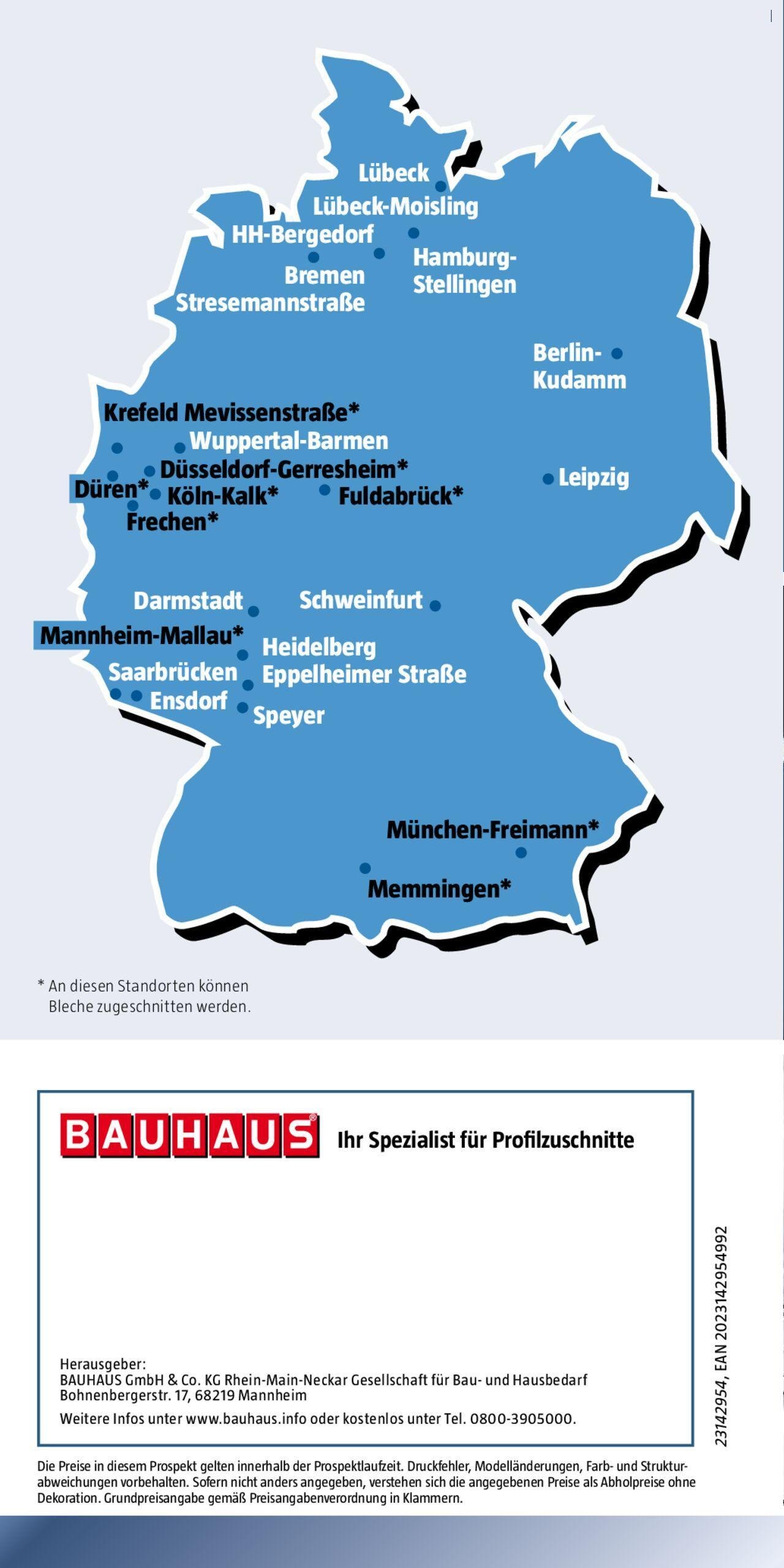 bauhaus - Bauhaus Profil Express von Montag 01.01.2024 - page: 16