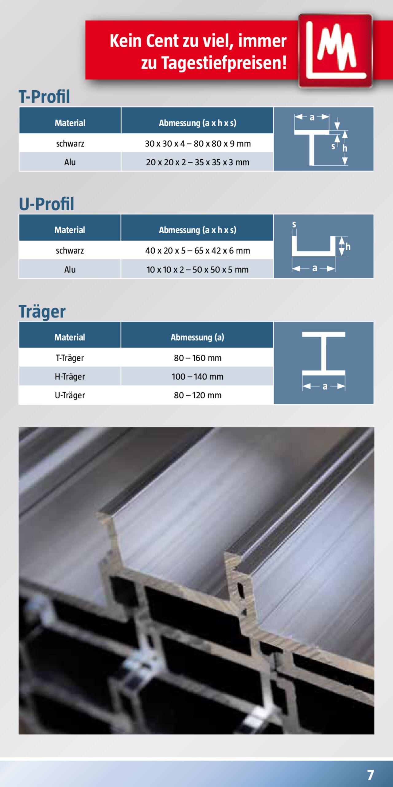 bauhaus - Bauhaus Profil Express von Montag 01.01.2024 - page: 7