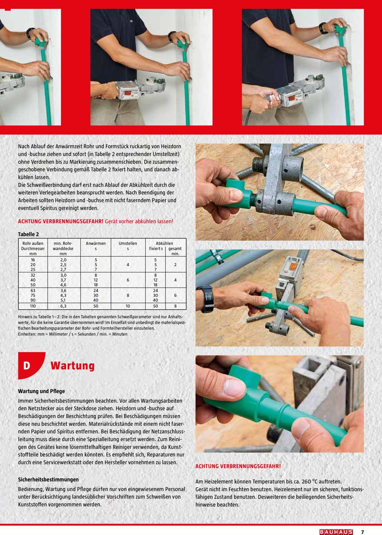 bauhaus - Bauhaus PP-R Rohrleitungssystem von Montag 01.01.2024 - page: 7