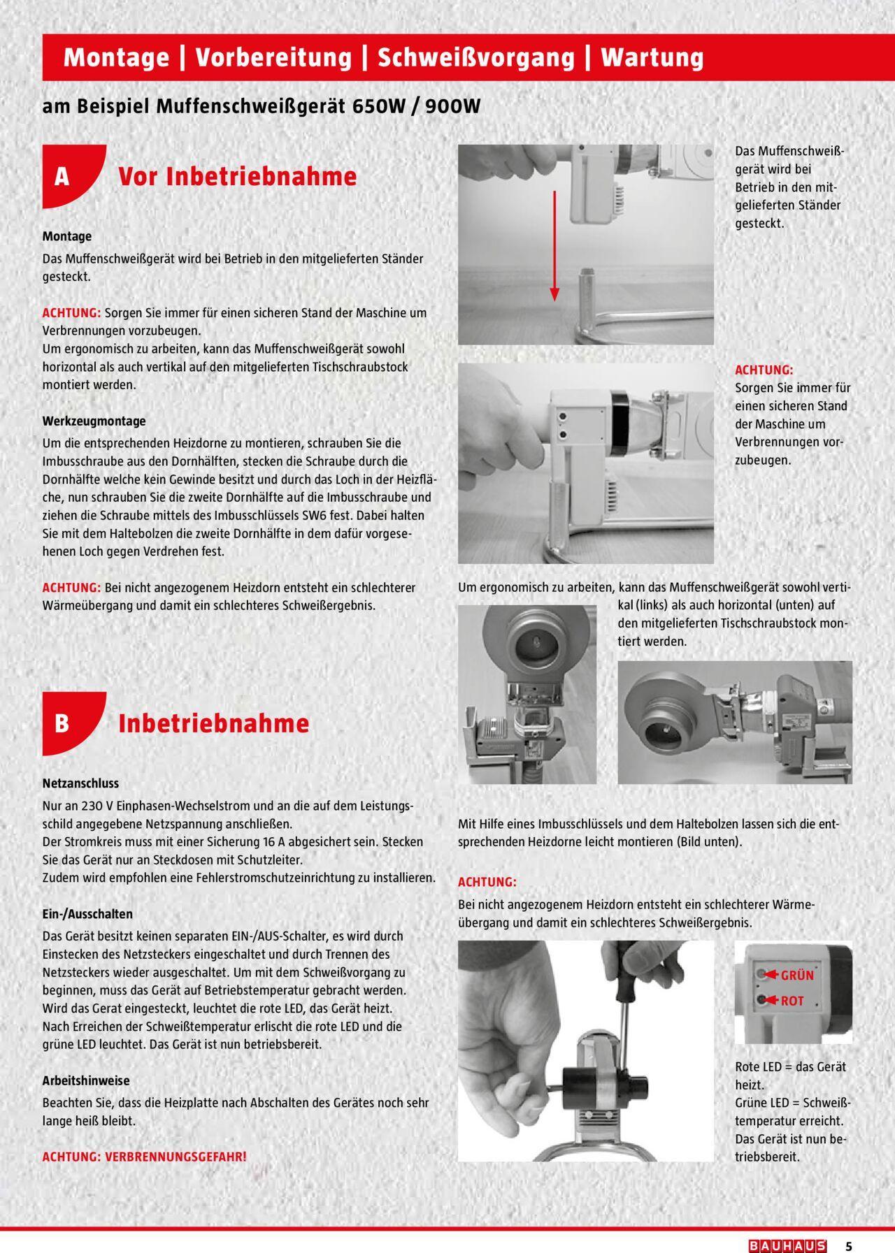 bauhaus - Bauhaus PP-R Rohrleitungssystem von Montag 01.01.2024 - page: 5