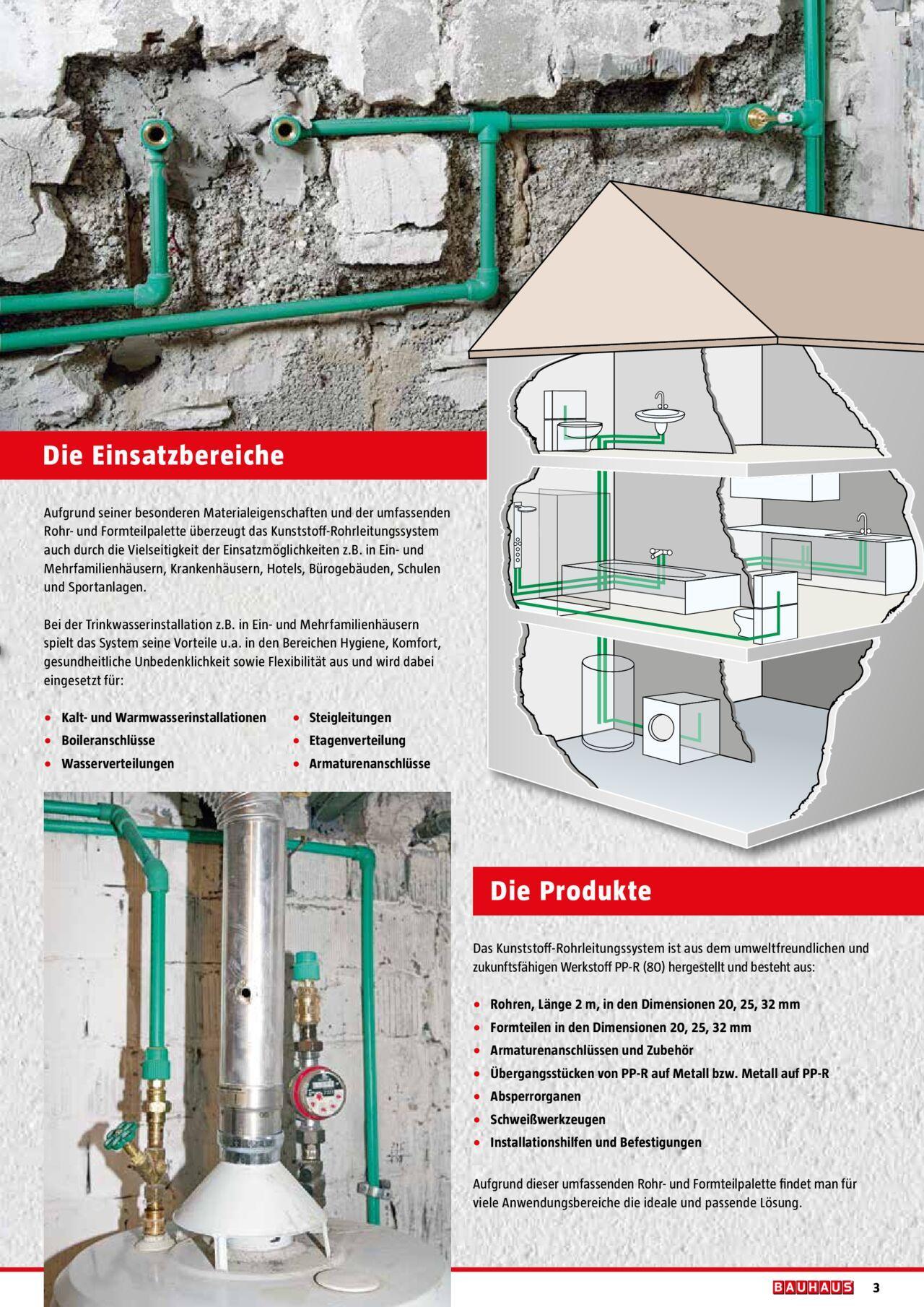 bauhaus - Bauhaus PP-R Rohrleitungssystem von Montag 01.01.2024 - page: 3