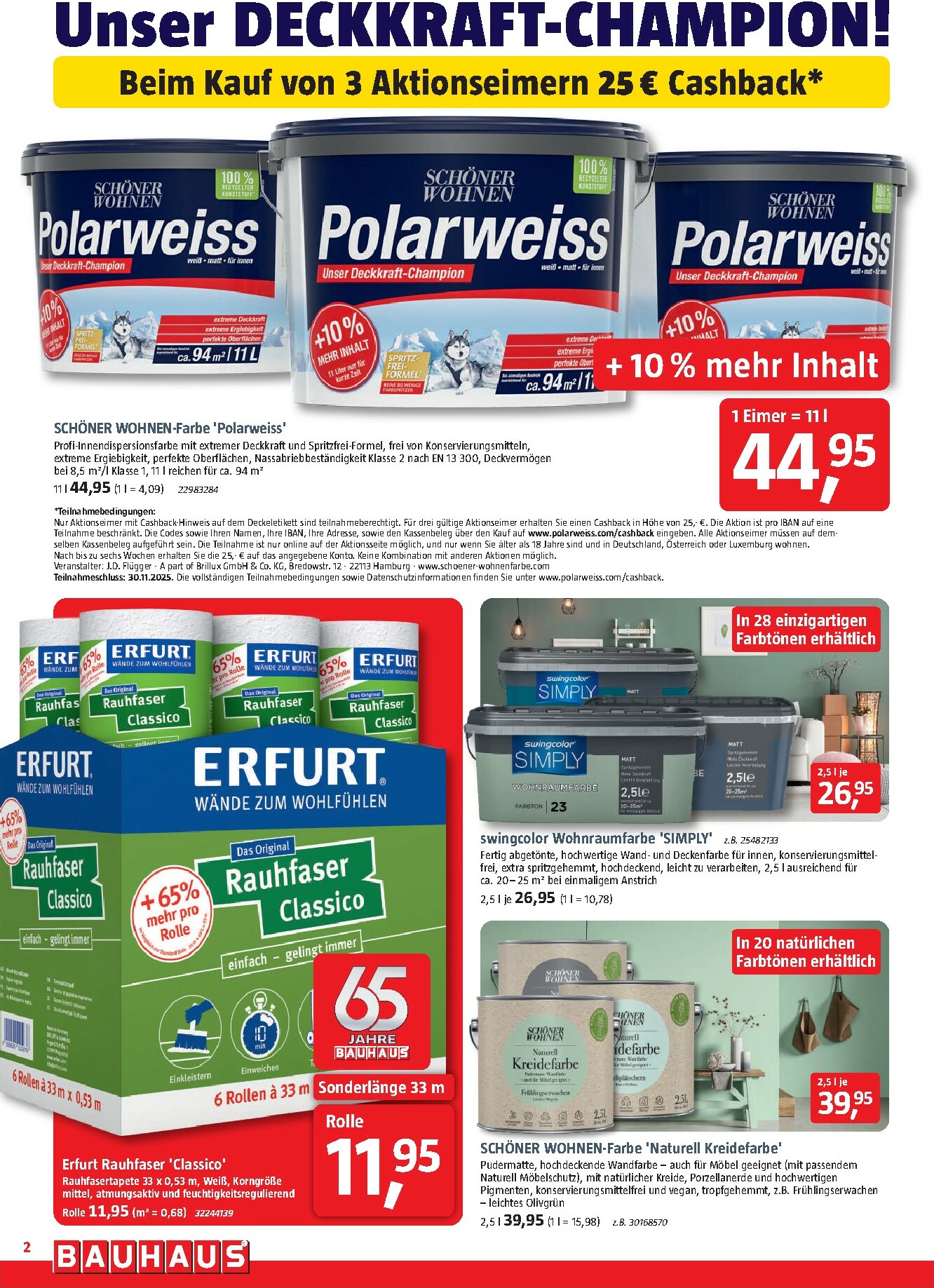 bauhaus - BAUHAUS-Prospekt gültig vom 04.10. bis 01.11. - page: 2 bauhaus - BAUHAUS-Prospekt gültig vom 04.10. bis 01.11. - page: 2