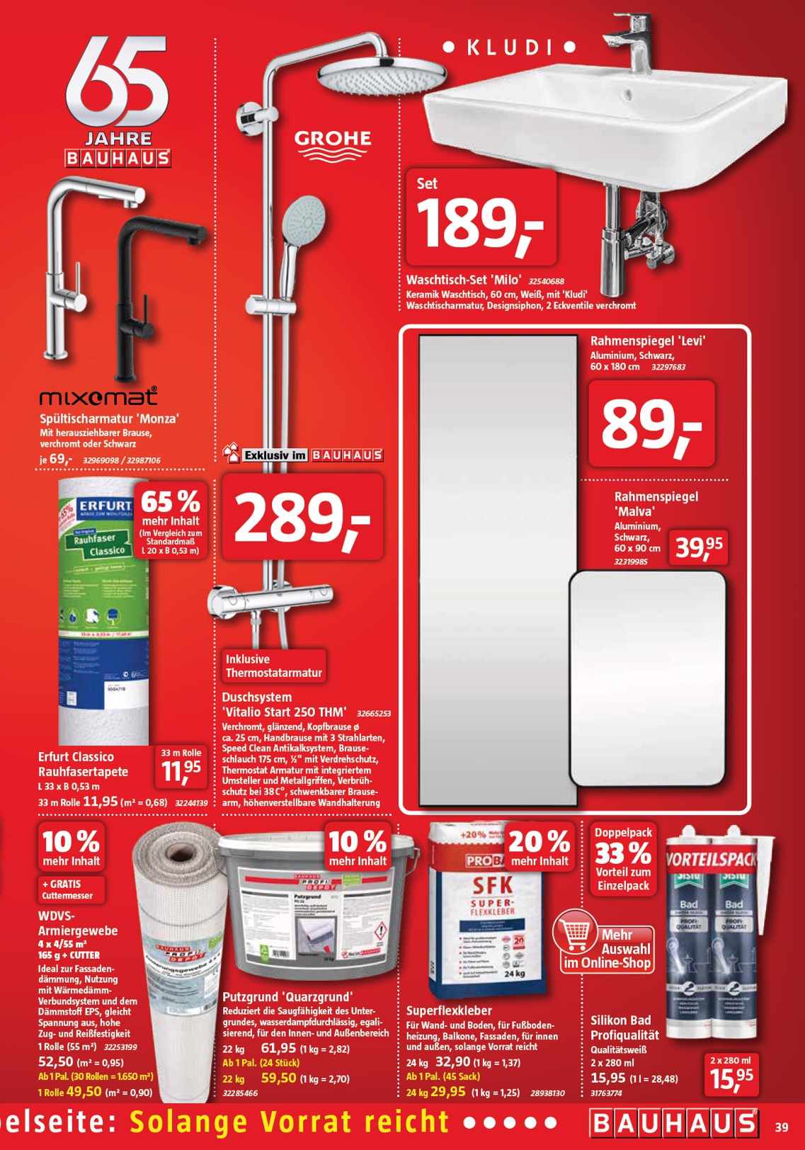 bauhaus - BAUHAUS-Prospekt gültig vom 01.11. bis 29.11. - page: 39