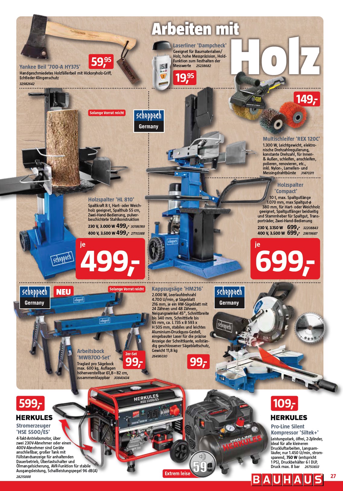 bauhaus - BAUHAUS-Prospekt gültig vom 01.11. bis 29.11. - page: 27