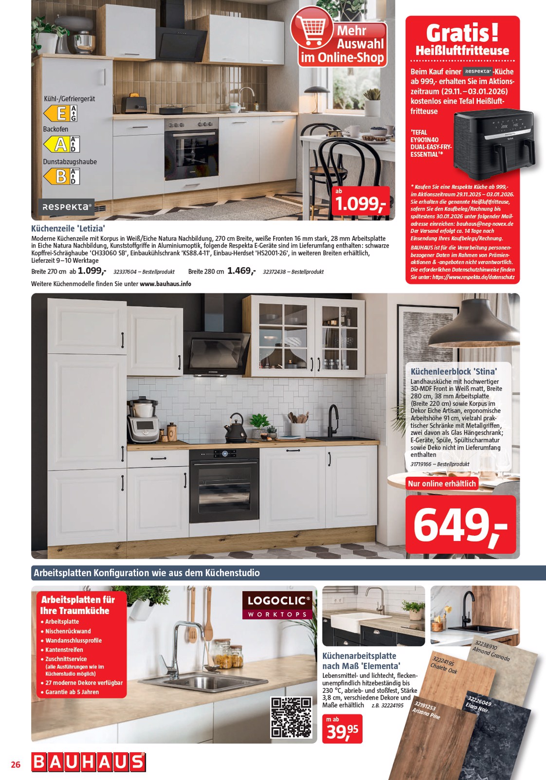 bauhaus - BAUHAUS-Prospekt gültig vom 29.11. bis 03.01. - page: 26