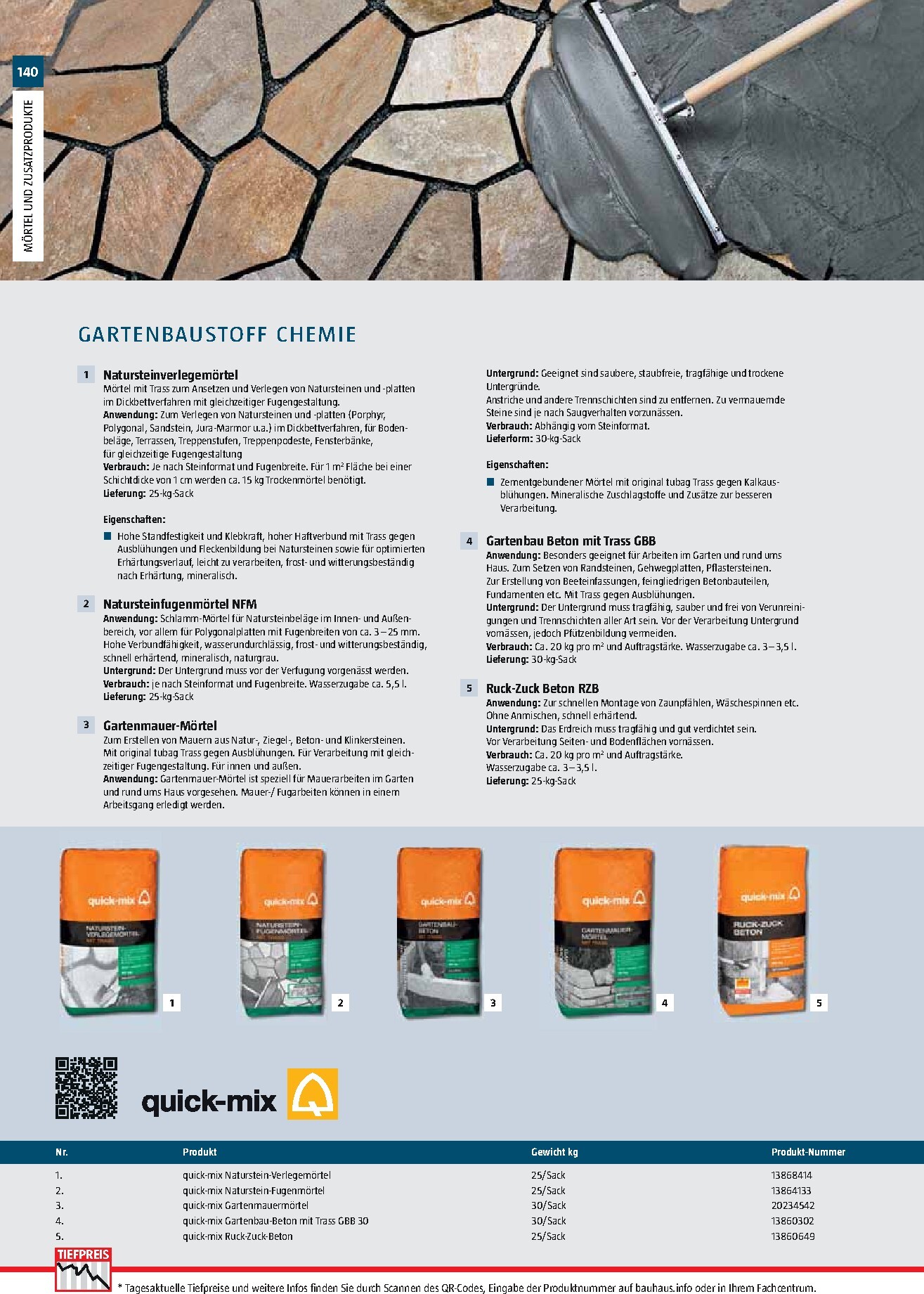 bauhaus - BAUHAUS - Gartenbaumaterialien Prospekt – von Montag 13.04.2026 bis Dienstag 30.06.2026 - page: 140