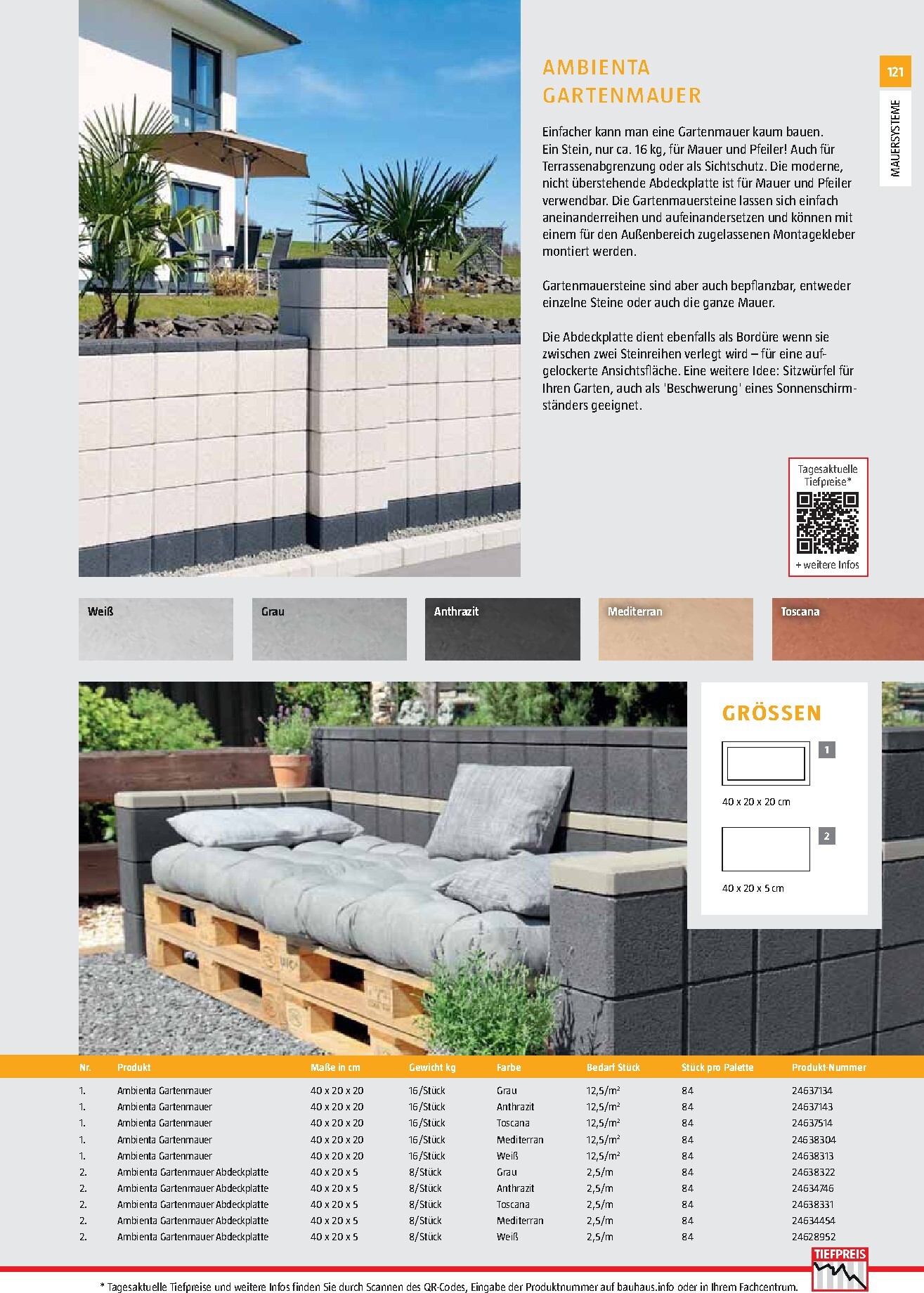 bauhaus - BAUHAUS - Gartenbaumaterialien Prospekt – von Montag 13.04.2026 bis Dienstag 30.06.2026 - page: 121