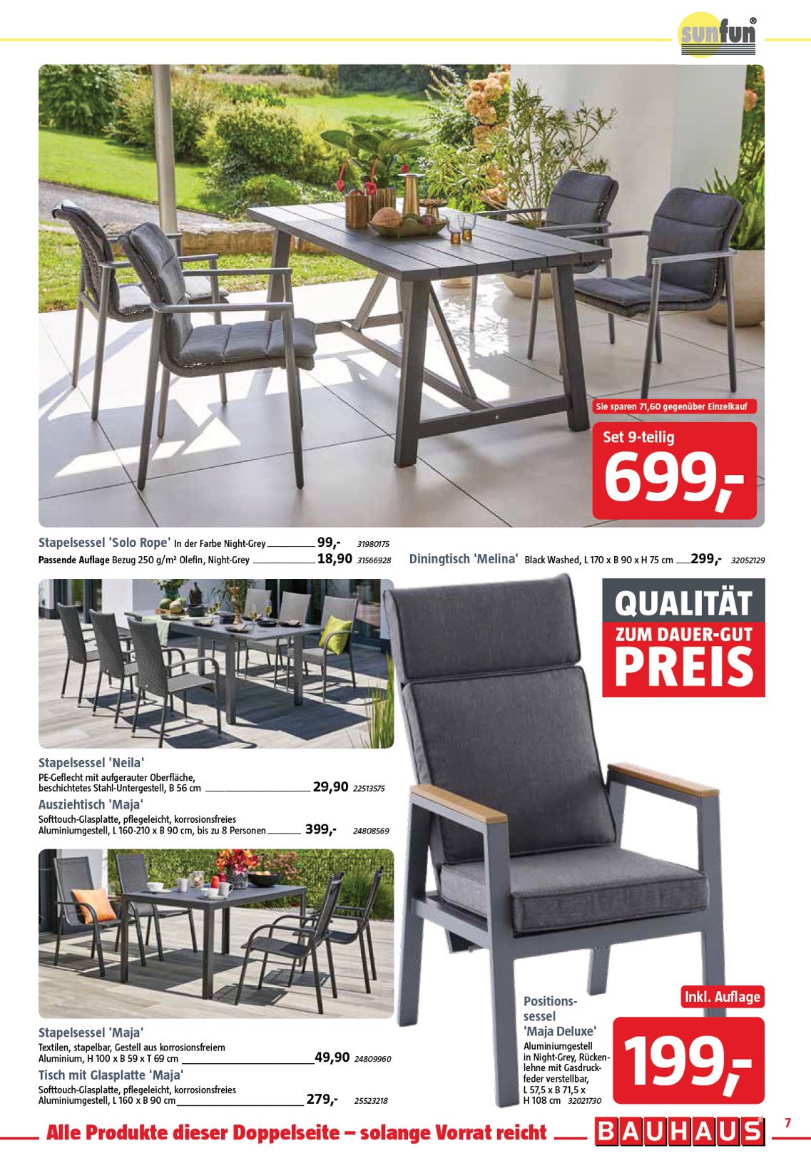 bauhaus - BAUHAUS Prospekt nächste Woche – von Samstag 02.05.2026 bis Samstag 16.05.2026 - page: 7