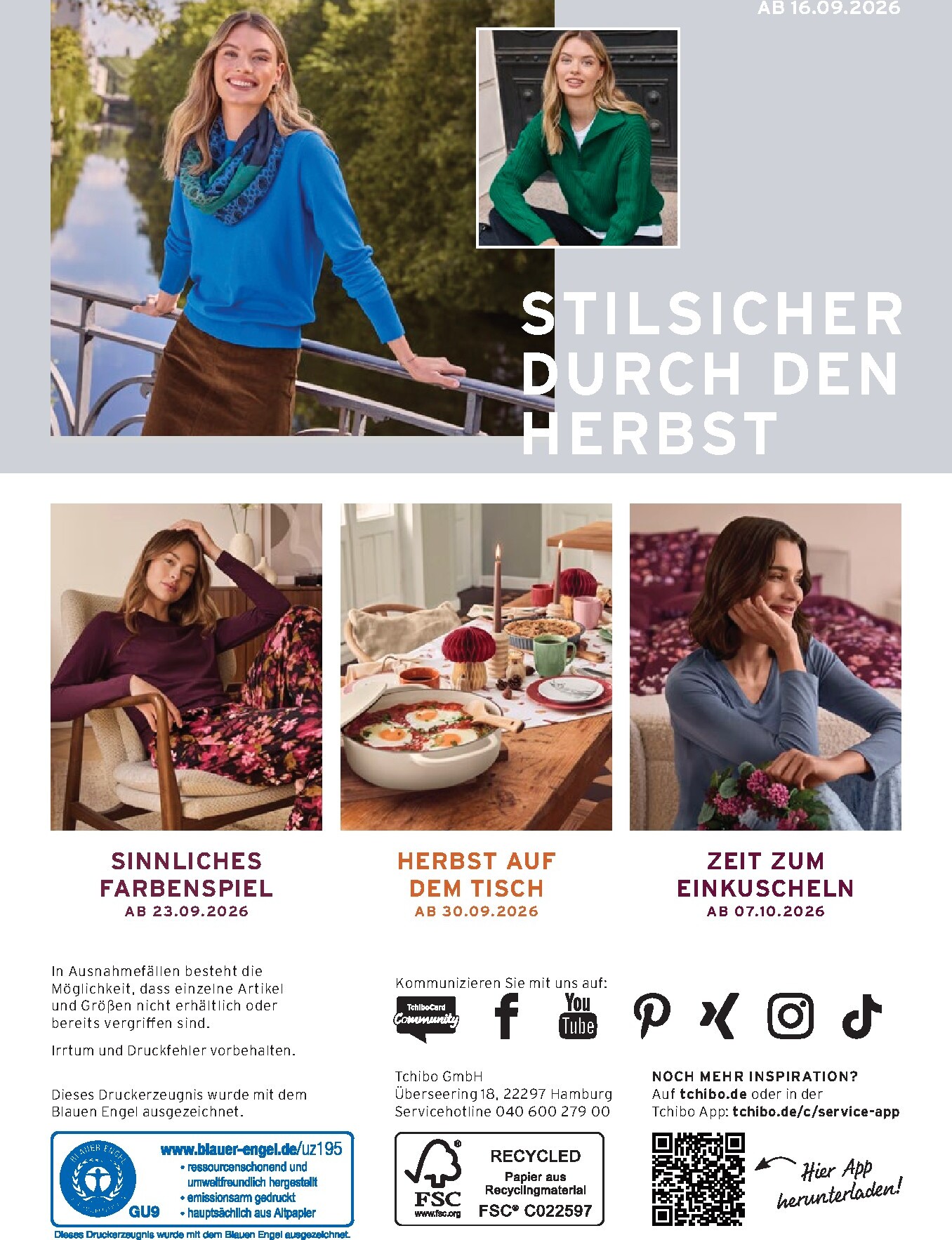 tchibo - Neuer Tchibo Prospekt – von Mittwoch 09.09.2026 bis Dienstag 22.09.2026 - page: 17