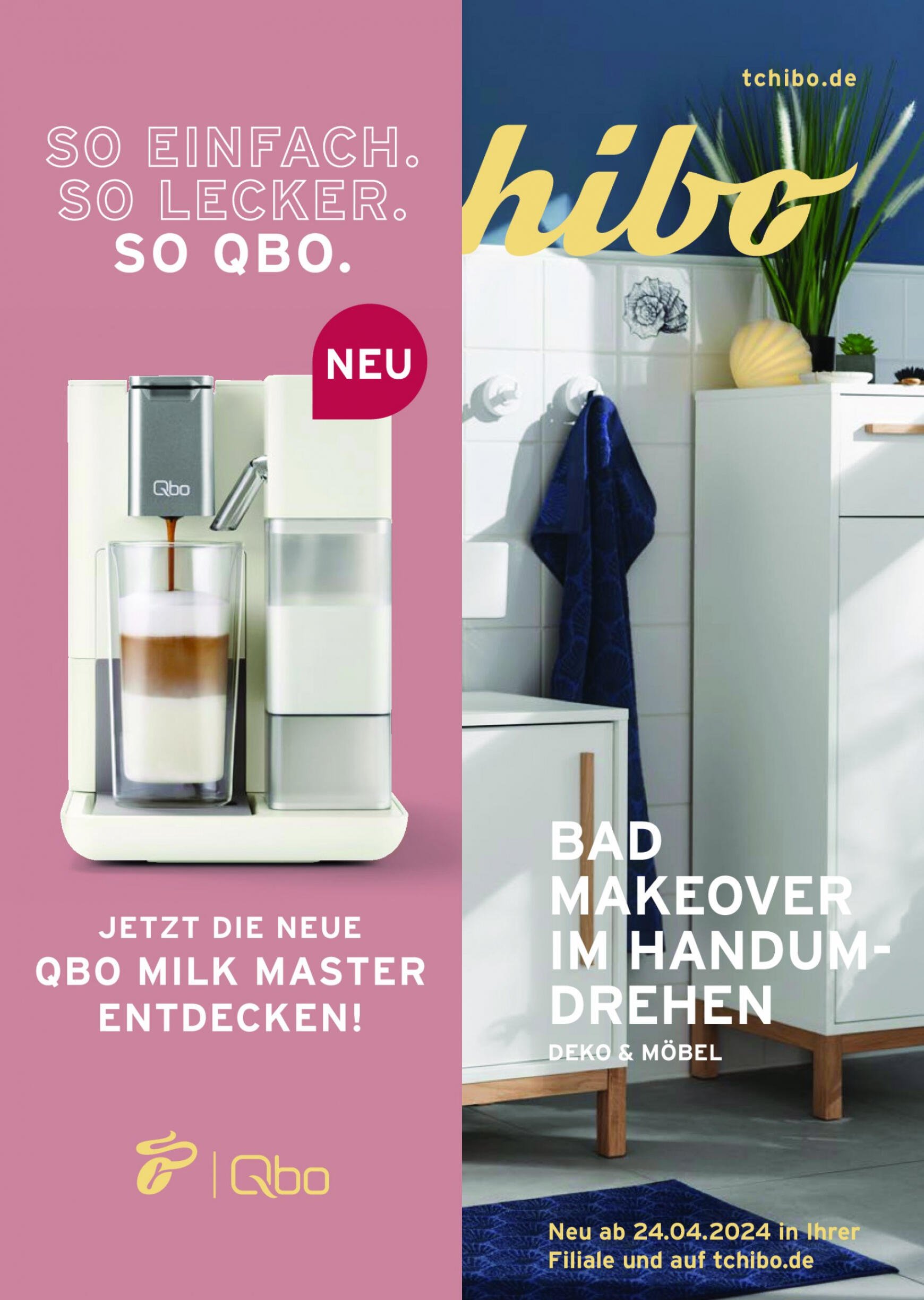 tchibo - Flyer Tchibo - Bad Makeover im Handumdrehen aktuell 18.04. - 24.04. - page: 1