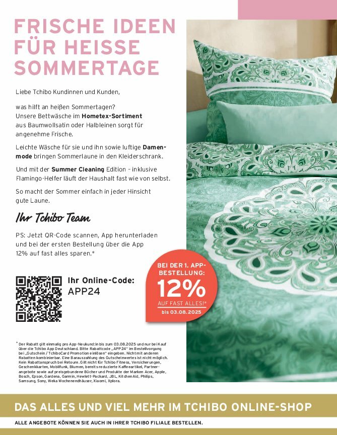tchibo - Tchibo - Sommerträume für Zuhause-Prospekt gültig vom 01.08. bis 31.08. - page: 2 tchibo - Tchibo - Sommerträume für Zuhause-Prospekt gültig vom 01.08. bis 31.08. - page: 2