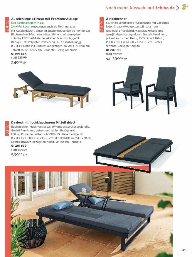 tchibo - Tchibo - Sommerträume für Zuhause-Prospekt gültig vom 01.08. bis 31.08. - page: 149 tchibo - Tchibo - Sommerträume für Zuhause-Prospekt gültig vom 01.08. bis 31.08. - page: 149