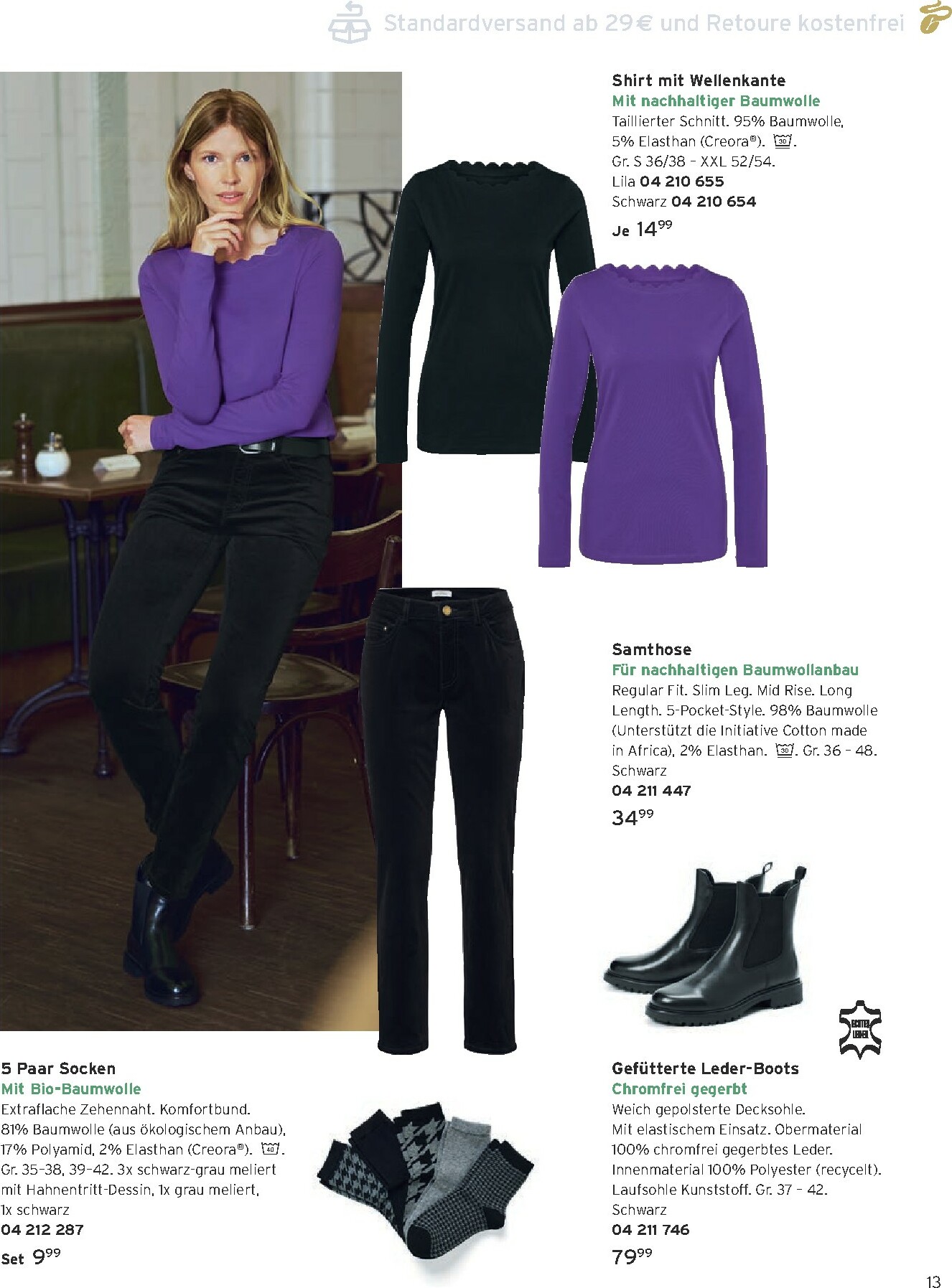 tchibo - Tchibo - Warme Statement-Looks für Damen-Prospekt gültig vom 01.10. bis 31.10. - page: 13 tchibo - Tchibo - Warme Statement-Looks für Damen-Prospekt gültig vom 01.10. bis 31.10. - page: 13