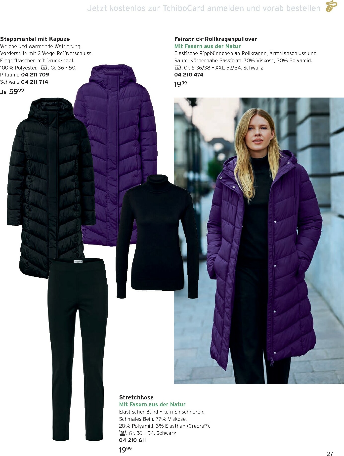tchibo - Tchibo - Warme Statement-Looks für Damen-Prospekt gültig vom 01.10. bis 31.10. - page: 27 tchibo - Tchibo - Warme Statement-Looks für Damen-Prospekt gültig vom 01.10. bis 31.10. - page: 27
