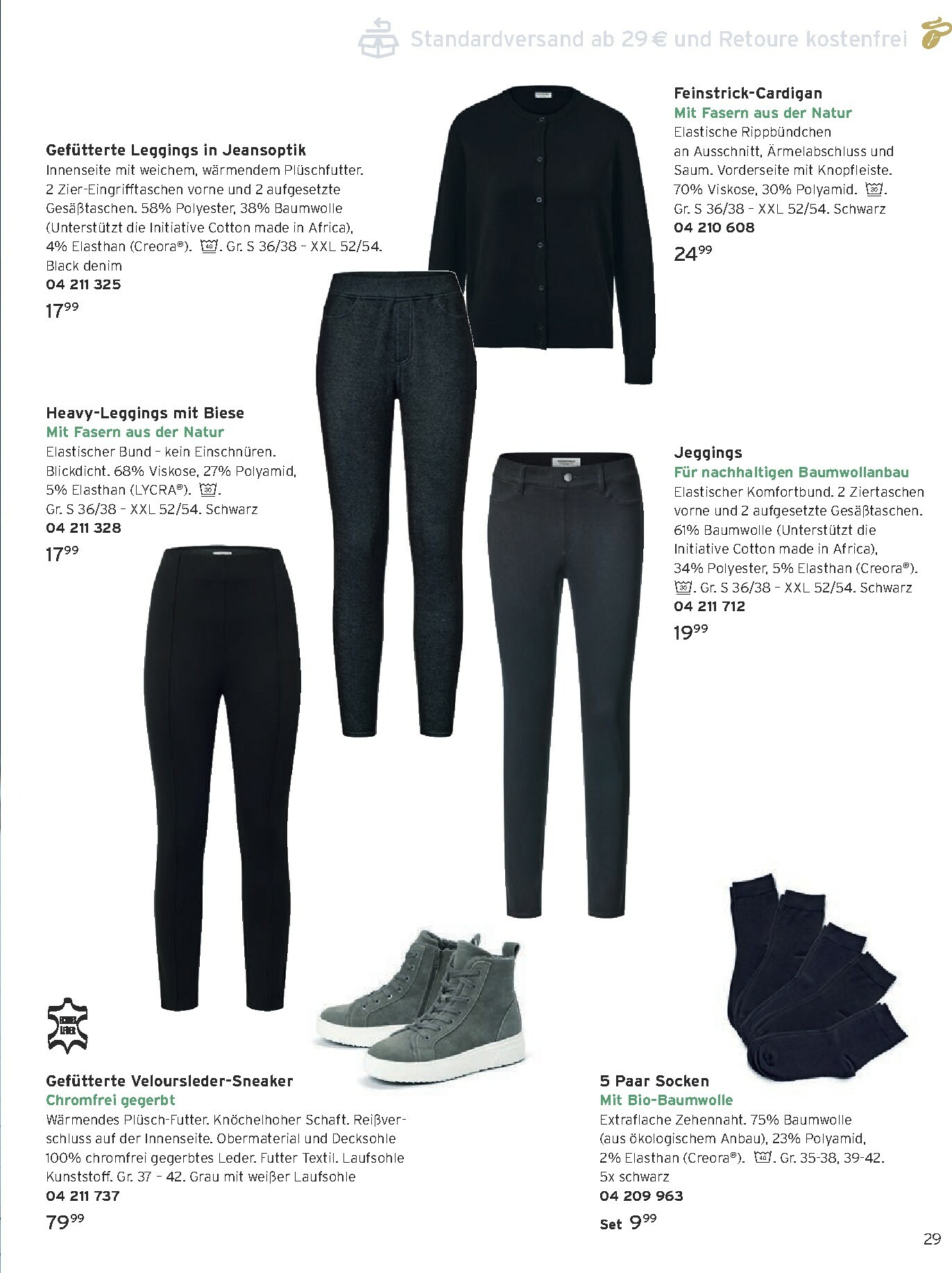tchibo - Tchibo - Warme Statement-Looks für Damen-Prospekt gültig vom 01.10. bis 31.10. - page: 29 tchibo - Tchibo - Warme Statement-Looks für Damen-Prospekt gültig vom 01.10. bis 31.10. - page: 29