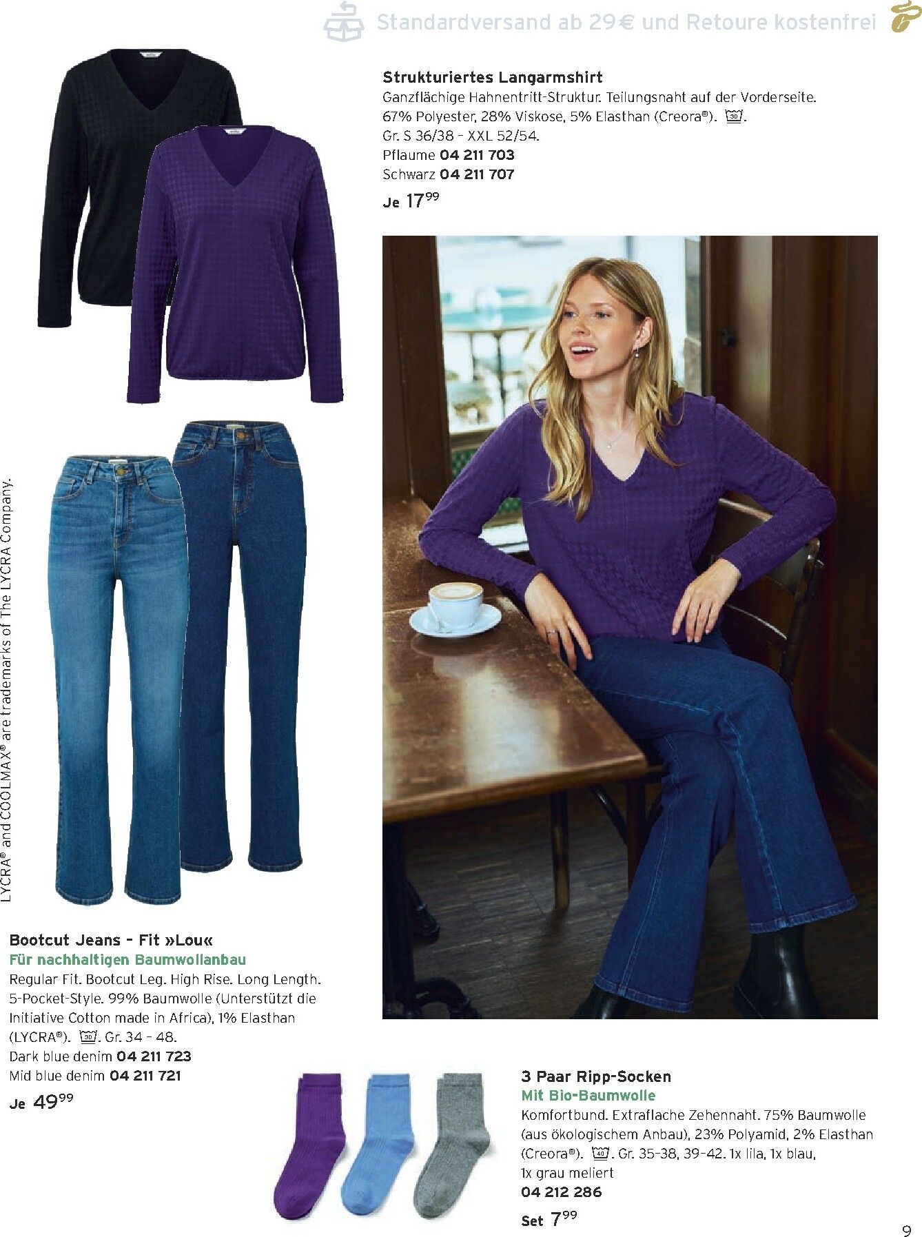 tchibo - Tchibo - Warme Statement-Looks für Damen-Prospekt gültig vom 01.10. bis 31.10. - page: 9 tchibo - Tchibo - Warme Statement-Looks für Damen-Prospekt gültig vom 01.10. bis 31.10. - page: 9