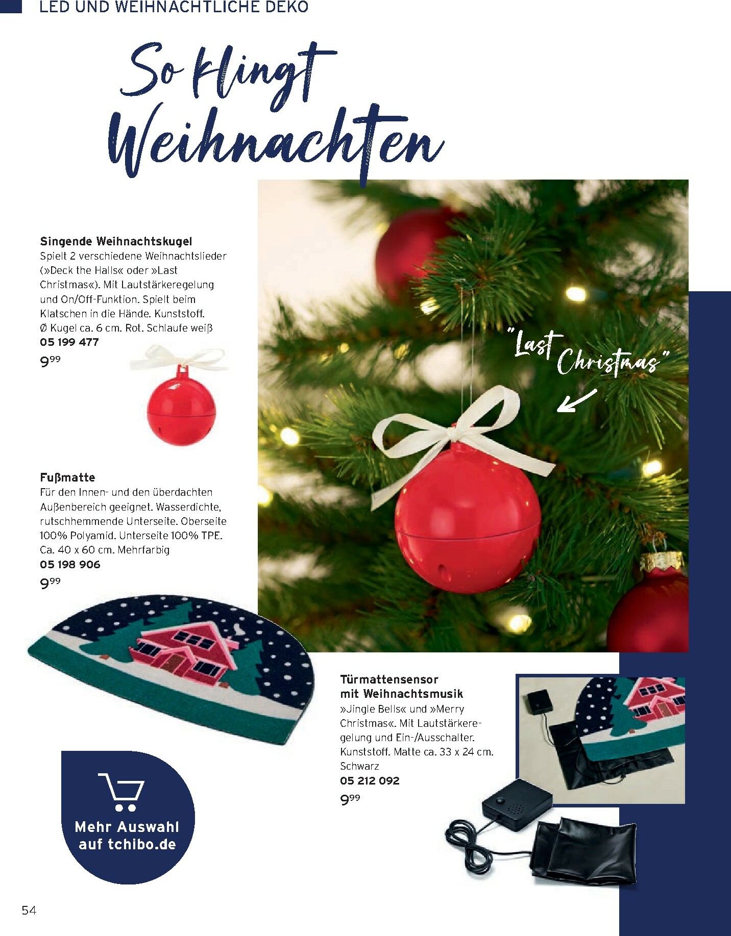 tchibo - Tchibo - Leuchtende Freude-Prospekt gültig vom 01.11. bis 30.11. - page: 54 tchibo - Tchibo - Leuchtende Freude-Prospekt gültig vom 01.11. bis 30.11. - page: 54