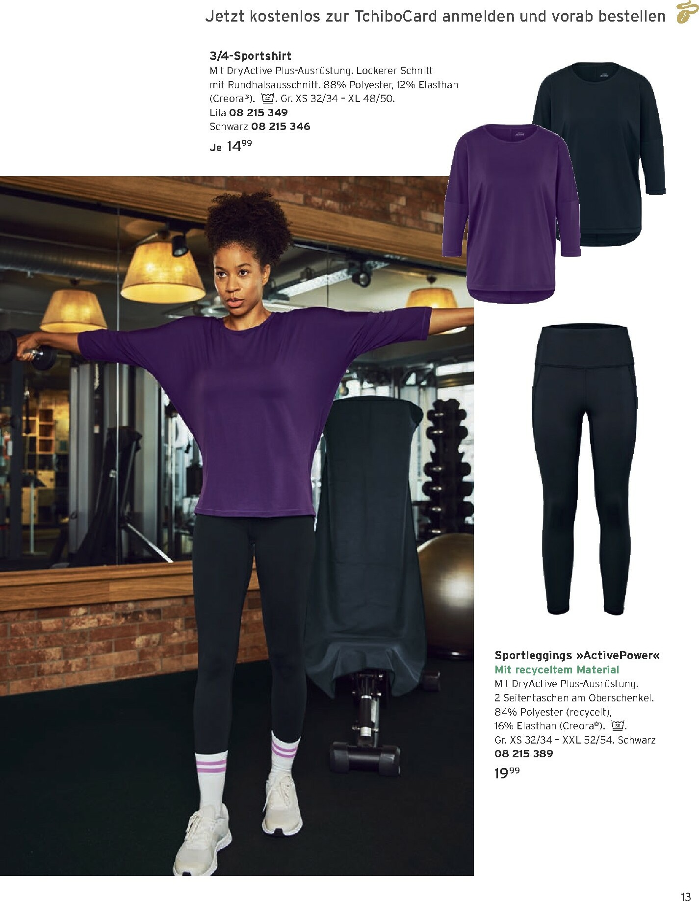 tchibo - Tchibo - Katalog Back to gym-Prospekt gültig vom 01.01. bis 31.01. - page: 13