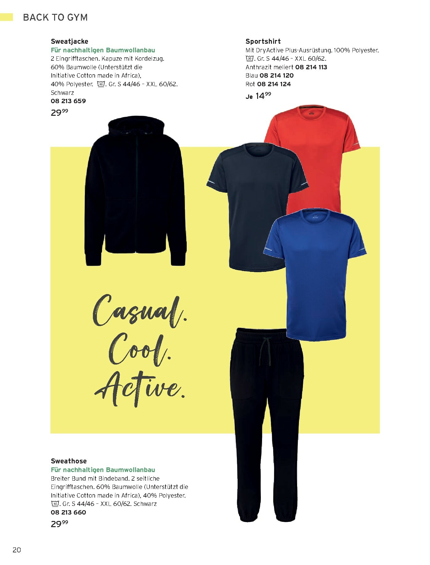 tchibo - Tchibo - Katalog Back to gym-Prospekt gültig vom 01.01. bis 31.01. - page: 20