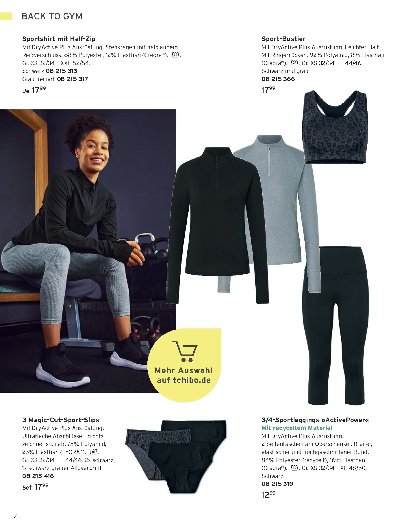 tchibo - Tchibo - Katalog Back to gym-Prospekt gültig vom 01.01. bis 31.01. - page: 14