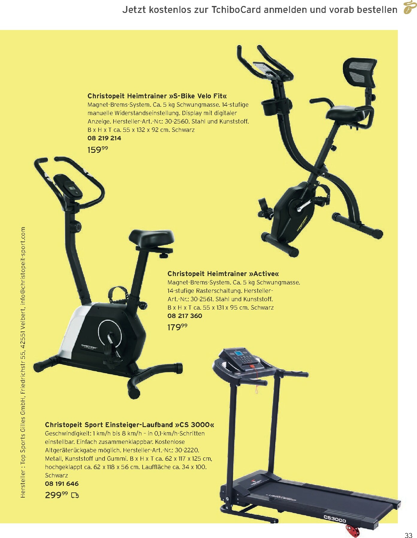 tchibo - Tchibo - Katalog Back to gym-Prospekt gültig vom 01.01. bis 31.01. - page: 33