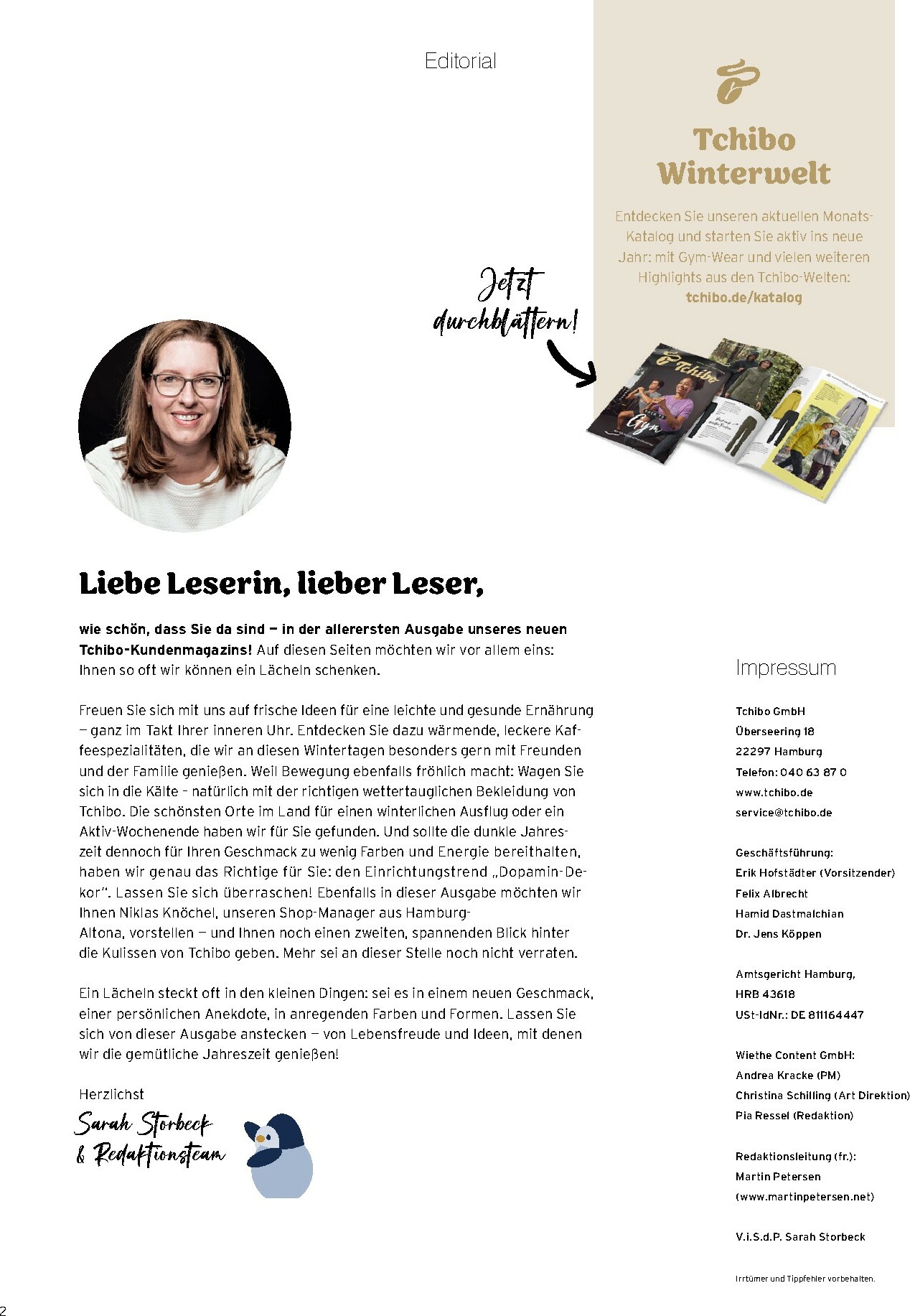 tchibo - Tchibo - Das Kundenmagazin: Tchibo Momente-Prospekt gültig vom 01.01. bis 21.03. - page: 2