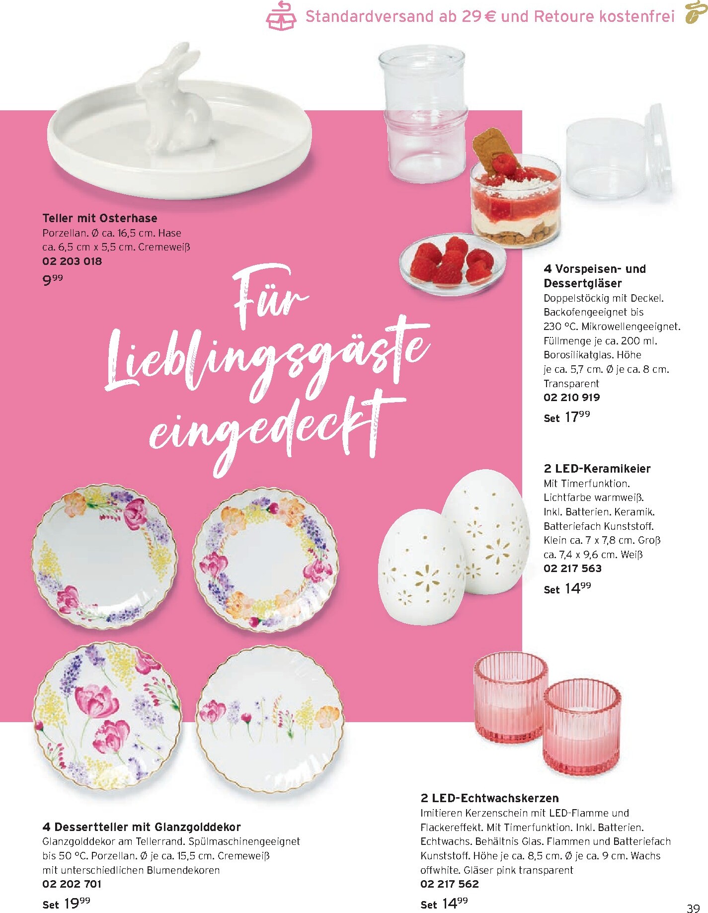 tchibo - Tchibo - Frühling auf dem Tisch-Prospekt gültig vom 01.03.2026 bis 31.03.2026 - page: 39