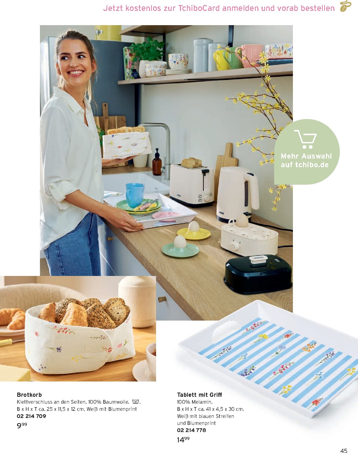 tchibo - Tchibo - Frühling auf dem Tisch-Prospekt gültig vom 01.03.2026 bis 31.03.2026 - page: 45