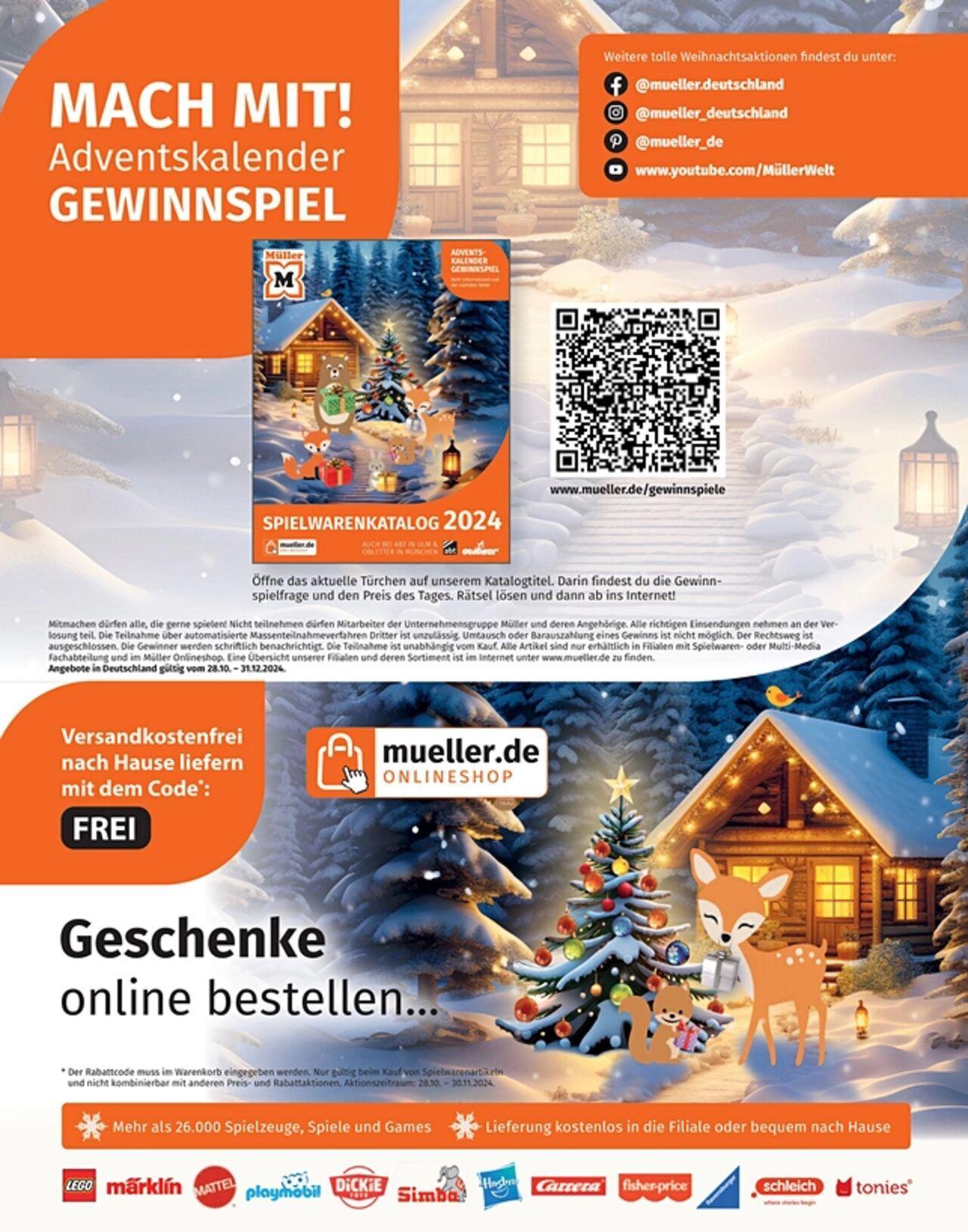 muller - Müller Spielwarenkatalog 28.10.2024 - 31.12.2024 - page: 2