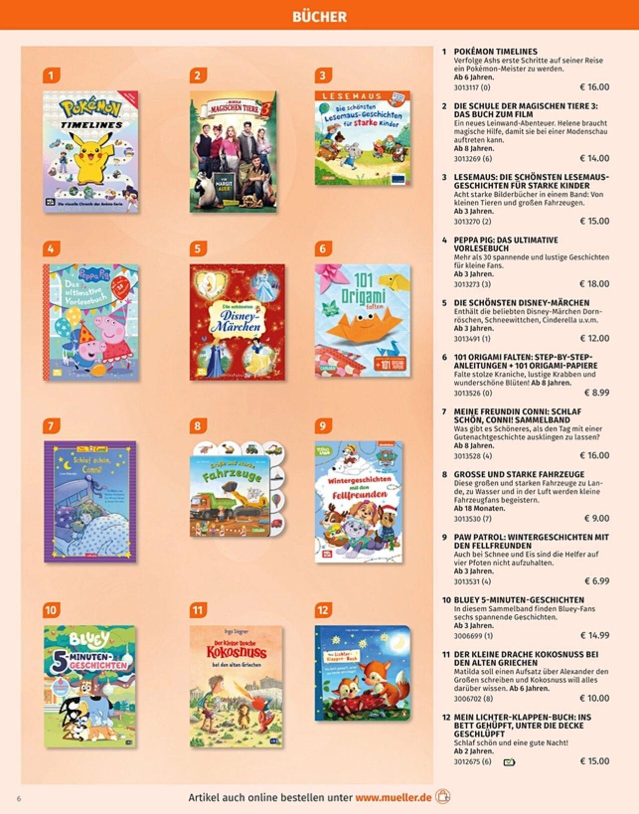 muller - Müller Spielwarenkatalog 28.10.2024 - 31.12.2024 - page: 6