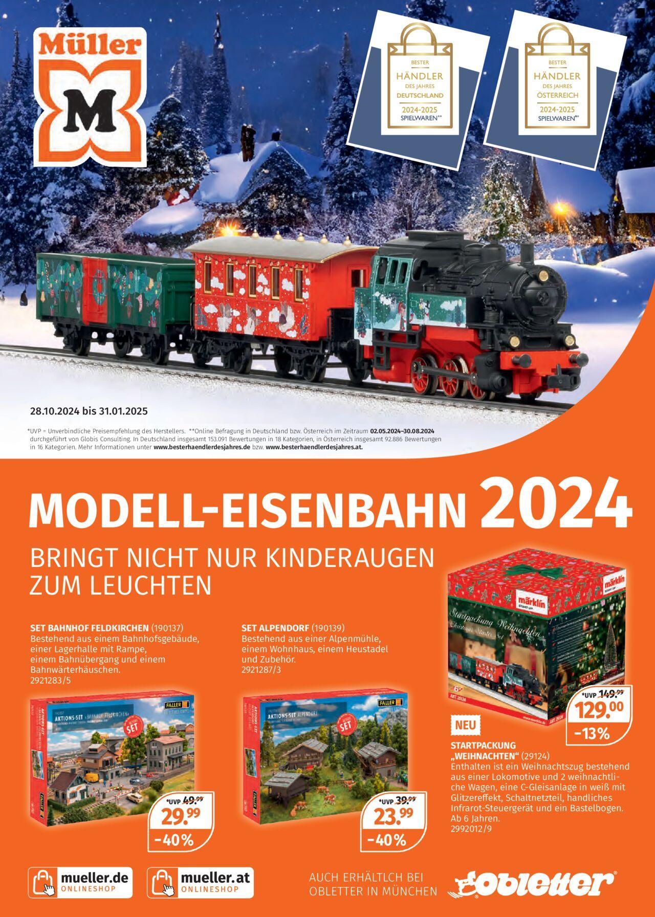 muller - Müller Eisenbahnkatalog 28.10.2024 - 31.01.2025