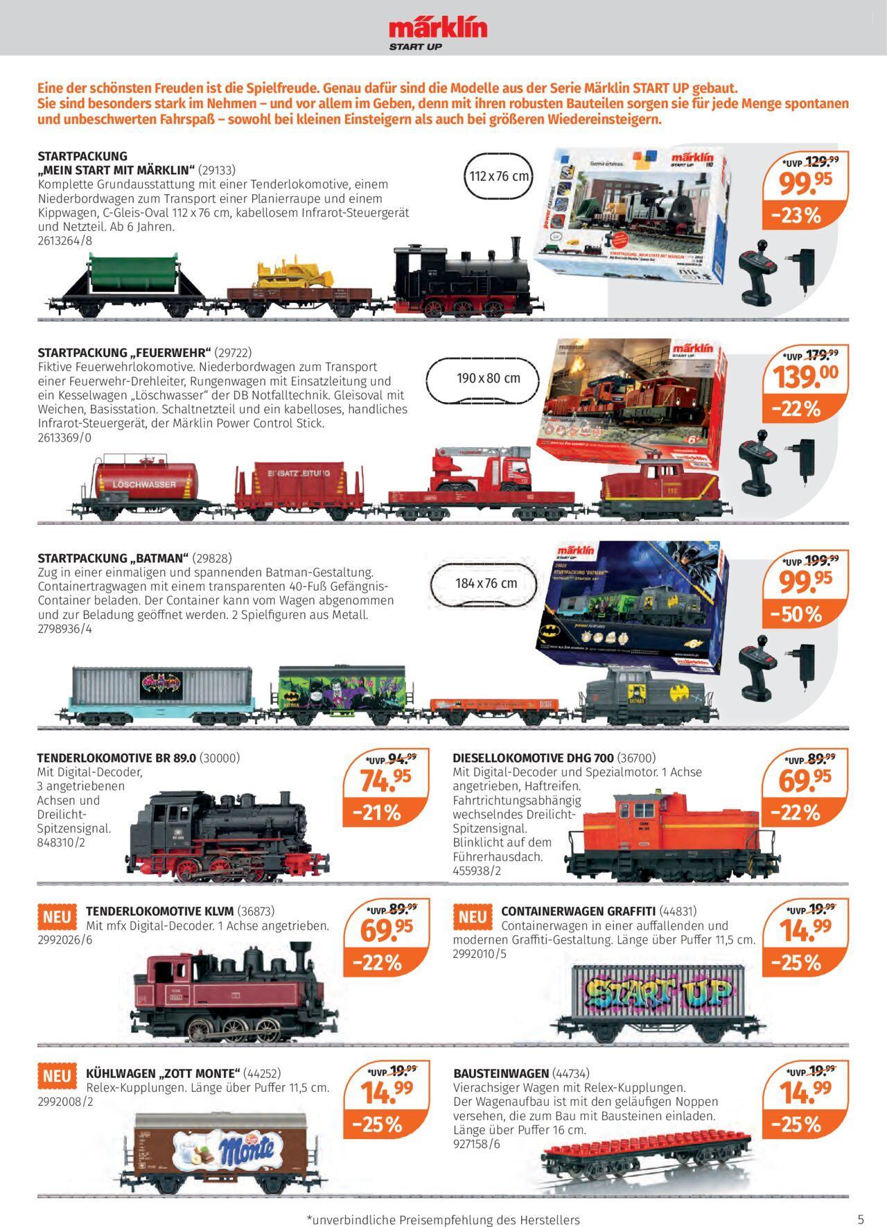 muller - Müller Eisenbahnkatalog 28.10.2024 - 31.01.2025 - page: 5