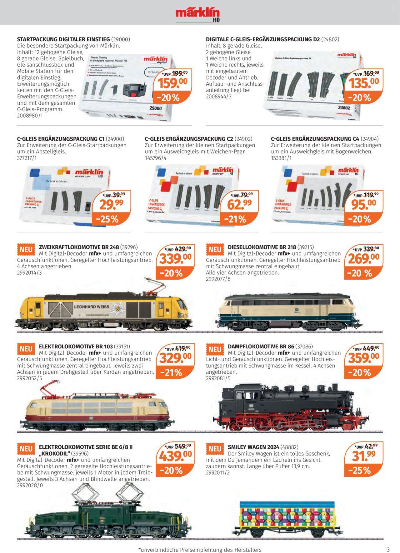 muller - Müller Eisenbahnkatalog 28.10.2024 - 31.01.2025 - page: 3