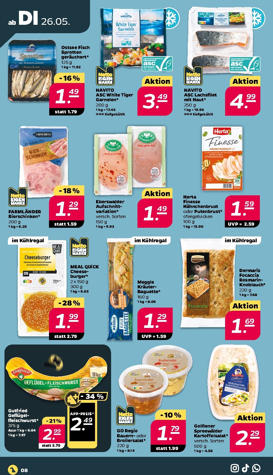 netto - Netto Prospekt nächste Woche – von Dienstag 26.05.2026 bis Samstag 30.05.2026 - page: 8