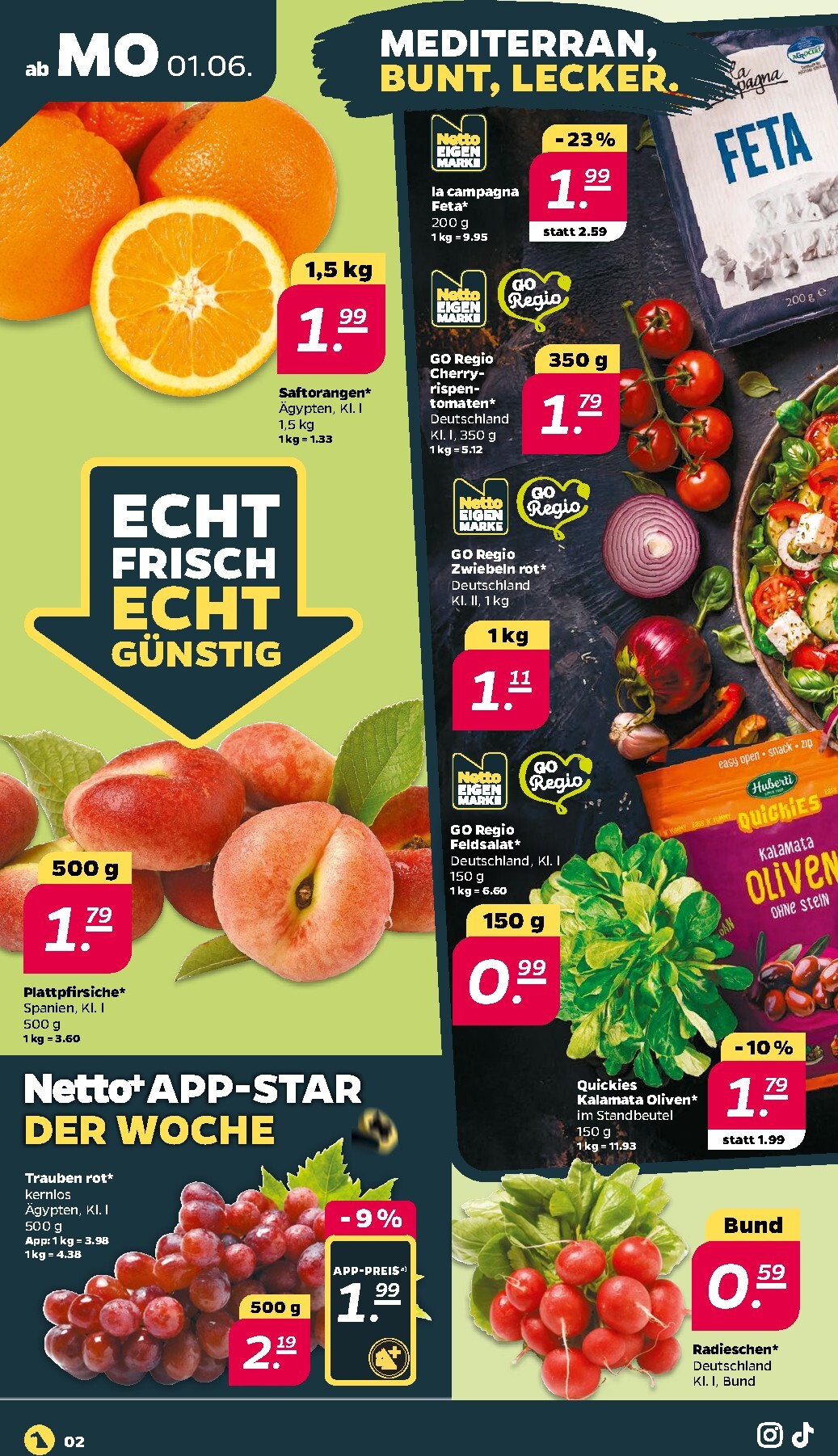 netto - Netto Prospekt nächste Woche – von Montag 01.06.2026 bis Samstag 06.06.2026 - page: 2