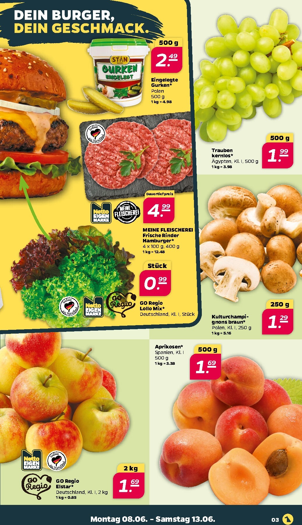 netto - Netto Prospekt nächste Woche – von Montag 08.06.2026 bis Samstag 13.06.2026 - page: 3