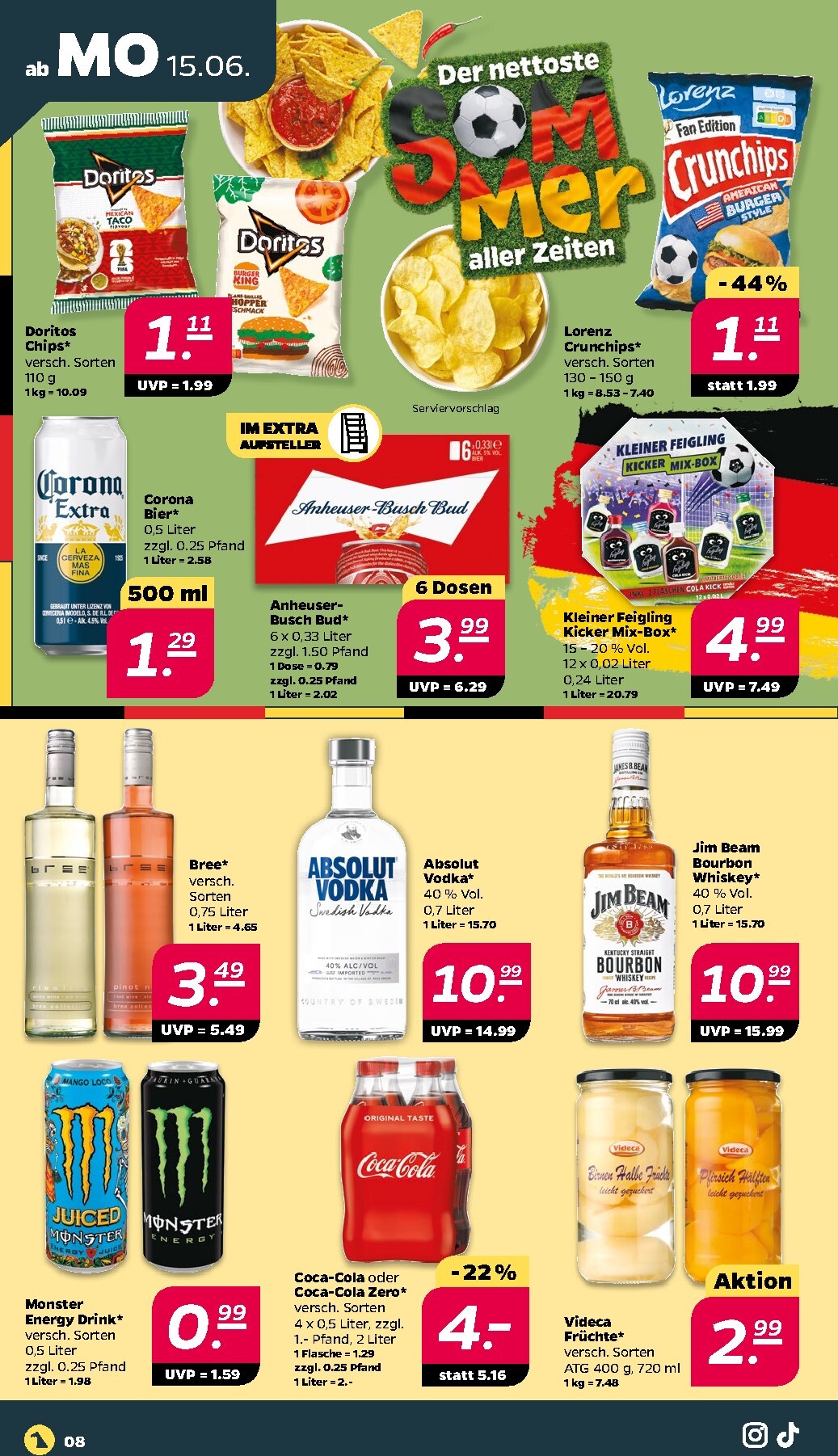 netto - Netto Prospekt nächste Woche – von Montag 15.06.2026 bis Samstag 20.06.2026 - page: 8