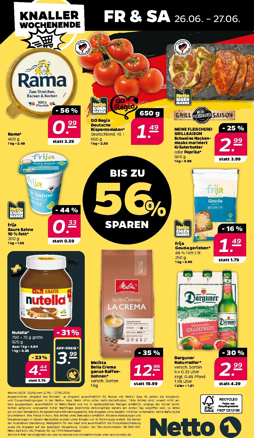 netto - Netto Prospekt nächste Woche – von Montag 22.06.2026 bis Samstag 27.06.2026 - page: 36