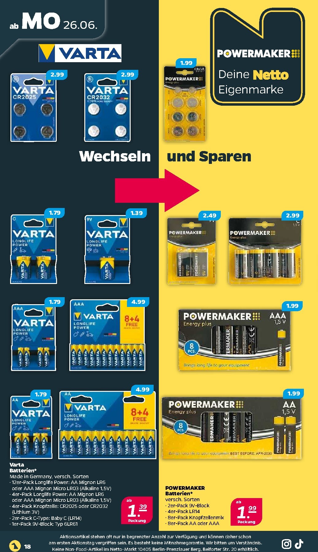 netto - Netto Prospekt nächste Woche – von Montag 22.06.2026 bis Samstag 27.06.2026 - page: 20