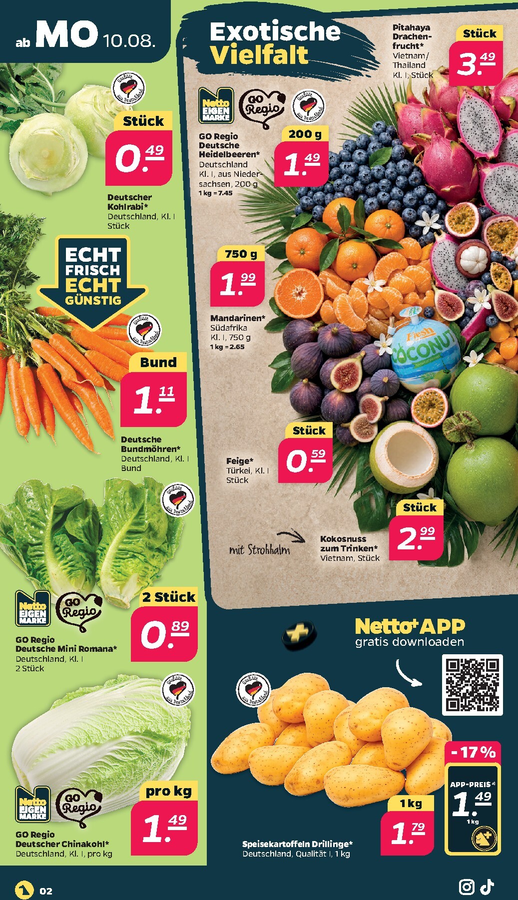 netto - Netto Prospekt nächste Woche – von Montag 10.08.2026 bis Samstag 15.08.2026 - page: 2