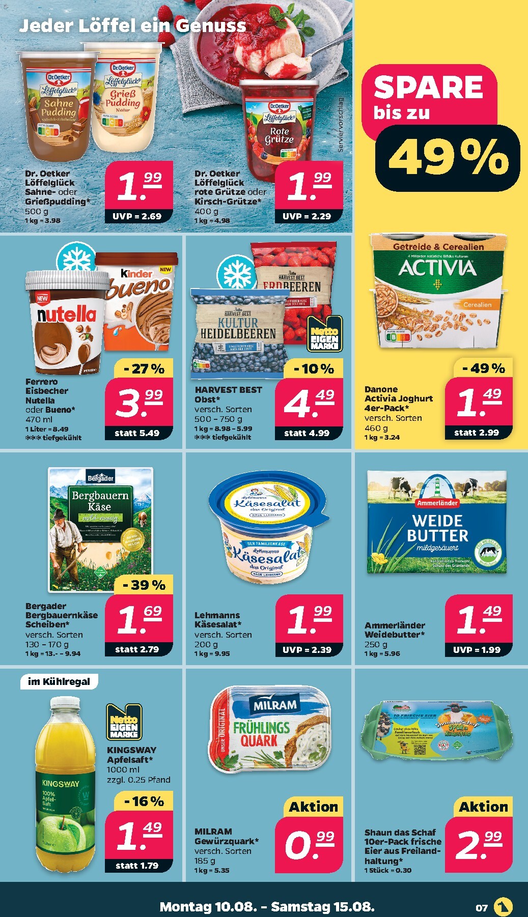 netto - Netto Prospekt nächste Woche – von Montag 10.08.2026 bis Samstag 15.08.2026 - page: 9