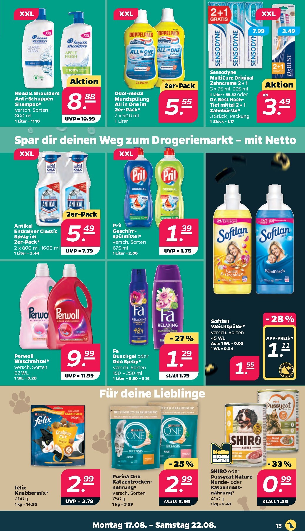 netto - Netto Prospekt nächste Woche – von Montag 17.08.2026 bis Samstag 22.08.2026 - page: 15
