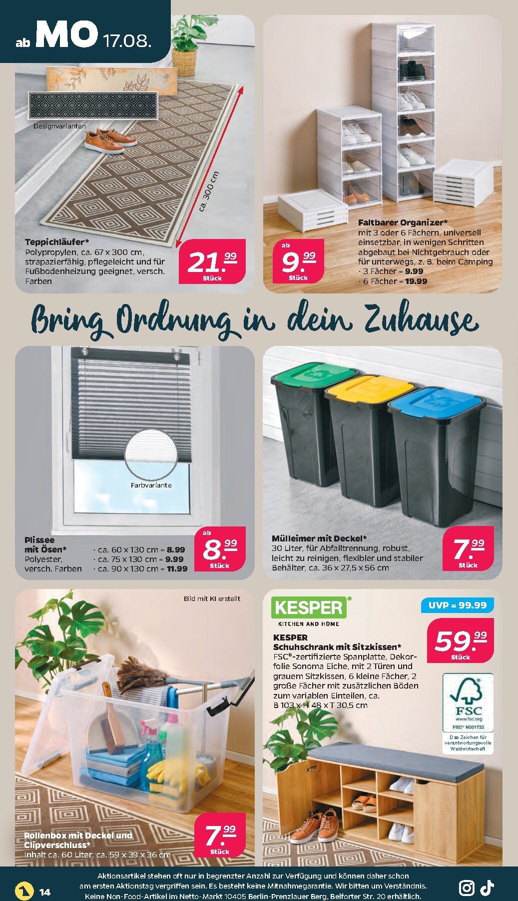 netto - Netto Prospekt nächste Woche – von Montag 17.08.2026 bis Samstag 22.08.2026 - page: 16