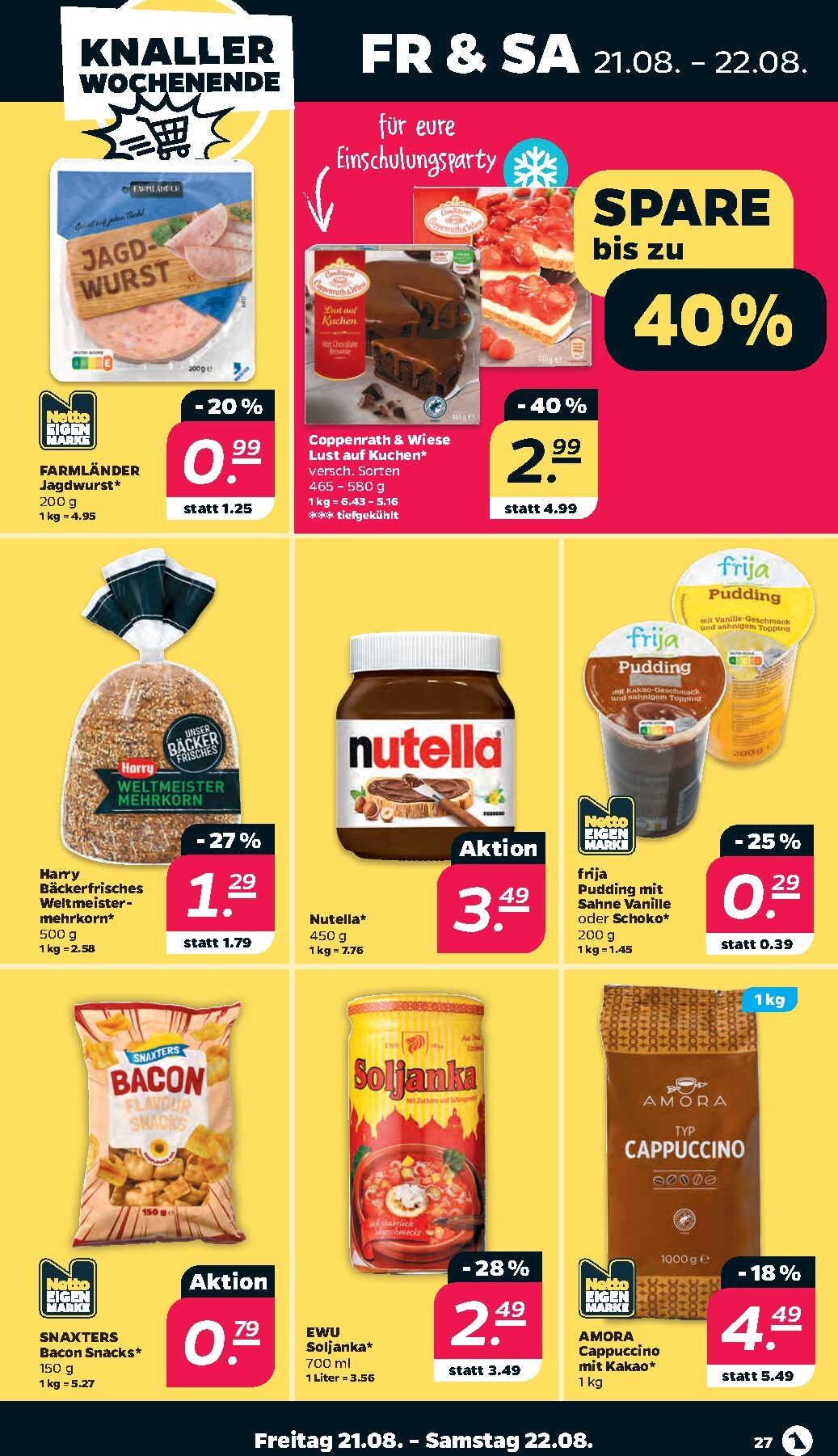 netto - Netto Prospekt nächste Woche – von Montag 17.08.2026 bis Samstag 22.08.2026 - page: 31
