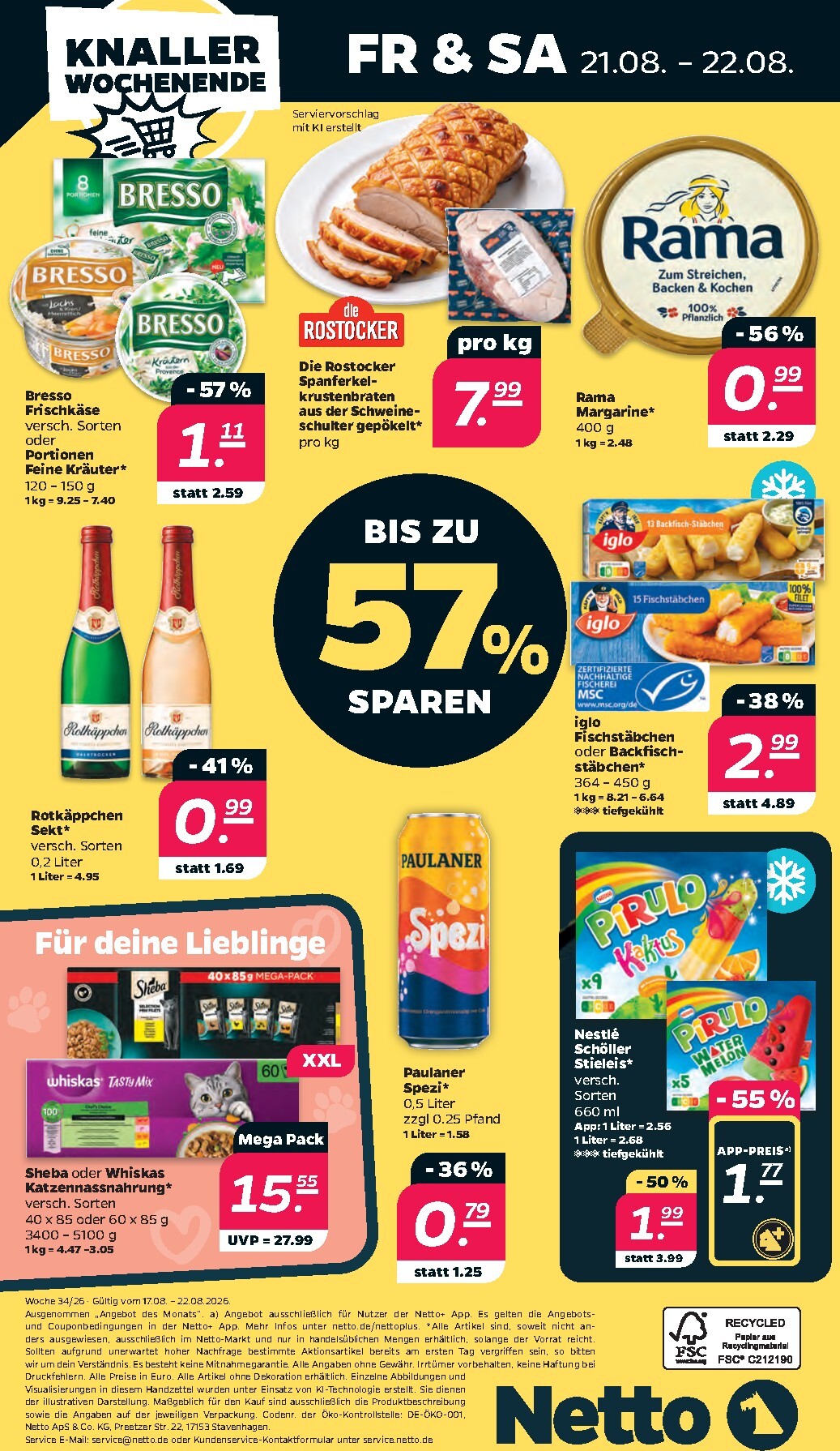netto - Netto Prospekt nächste Woche – von Montag 17.08.2026 bis Samstag 22.08.2026 - page: 32