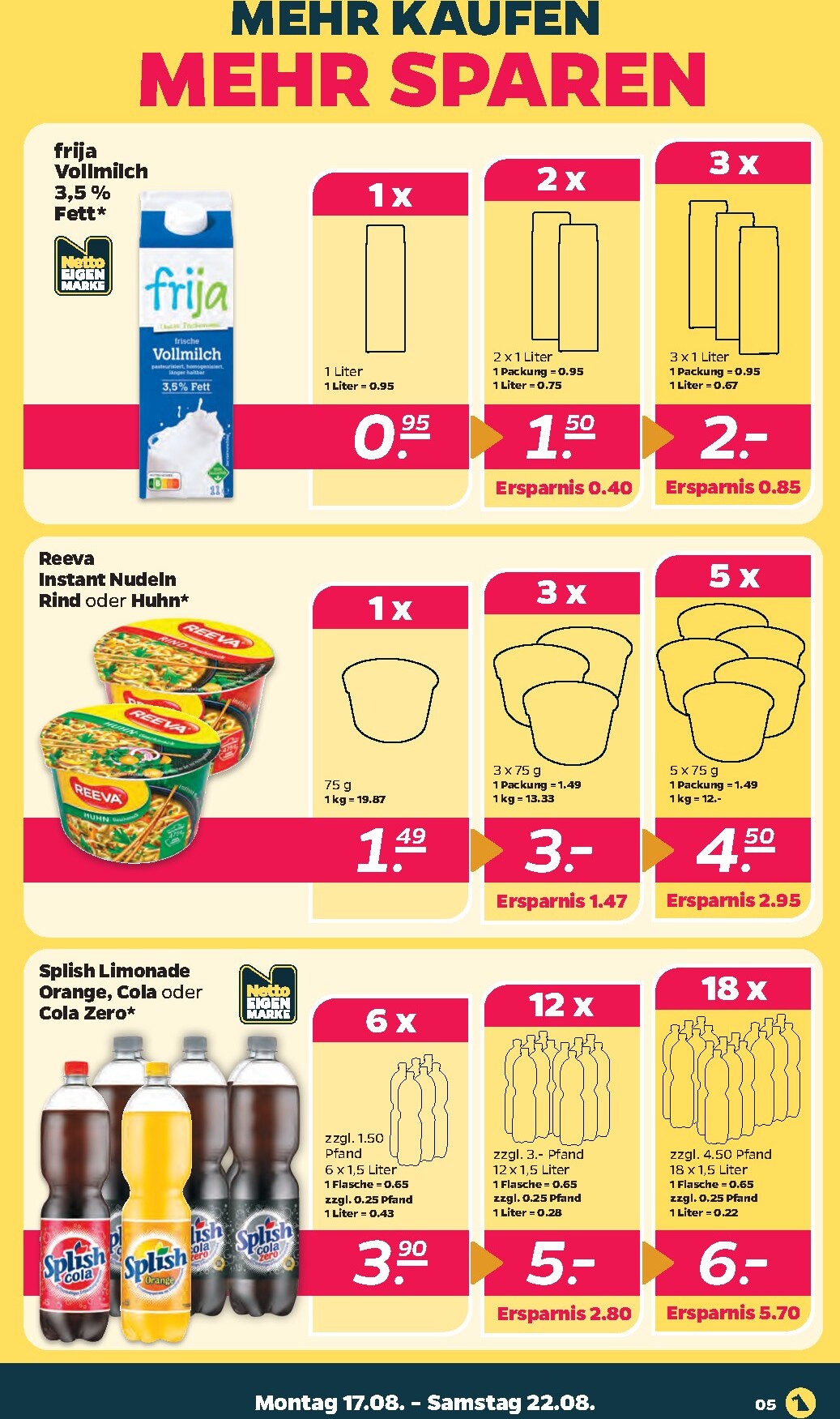 netto - Netto Prospekt nächste Woche – von Montag 17.08.2026 bis Samstag 22.08.2026 - page: 7