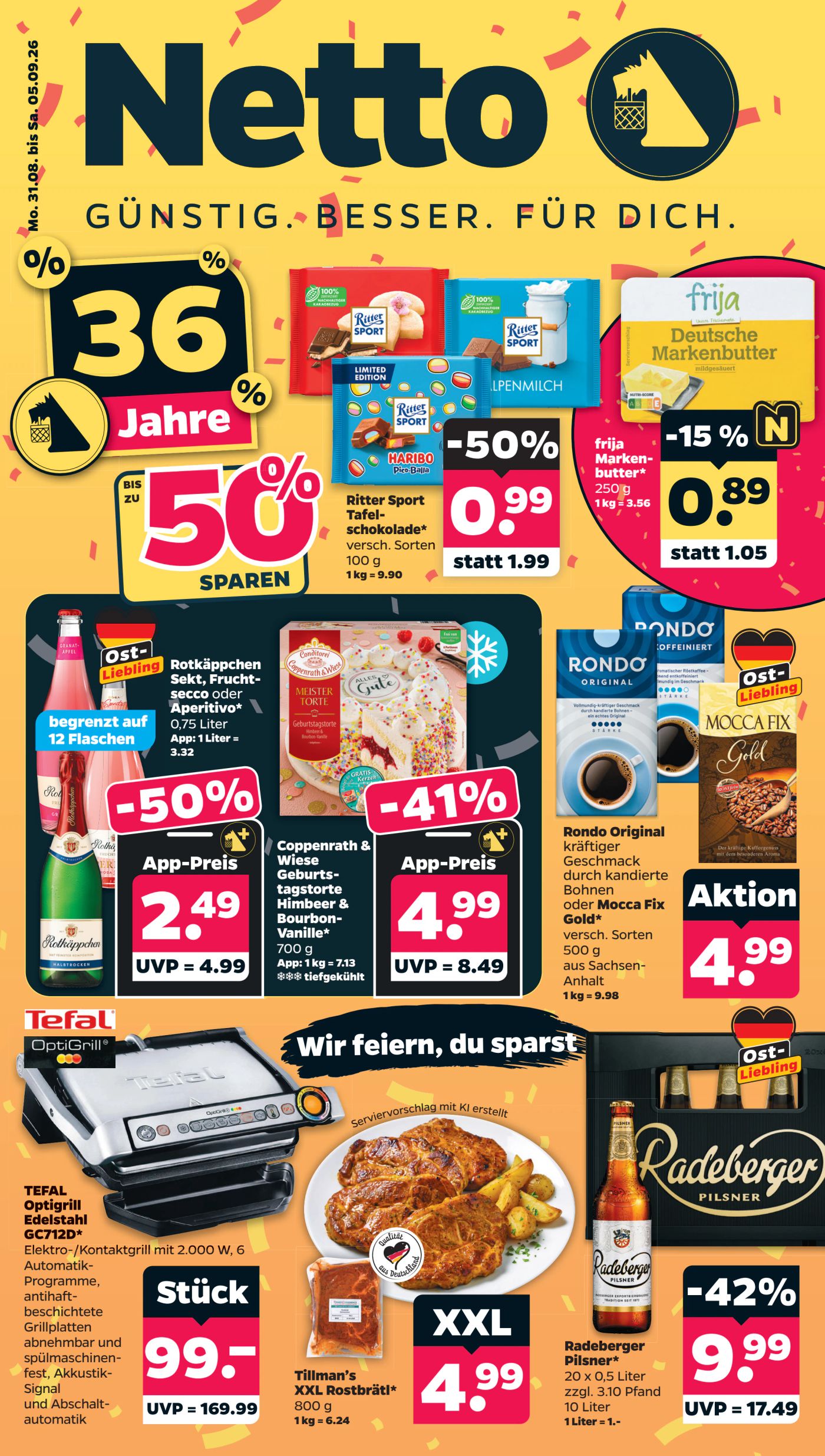netto - Netto Prospekt nächste Woche – von Montag 31.08.2026 bis Samstag 05.09.2026 - page: 1