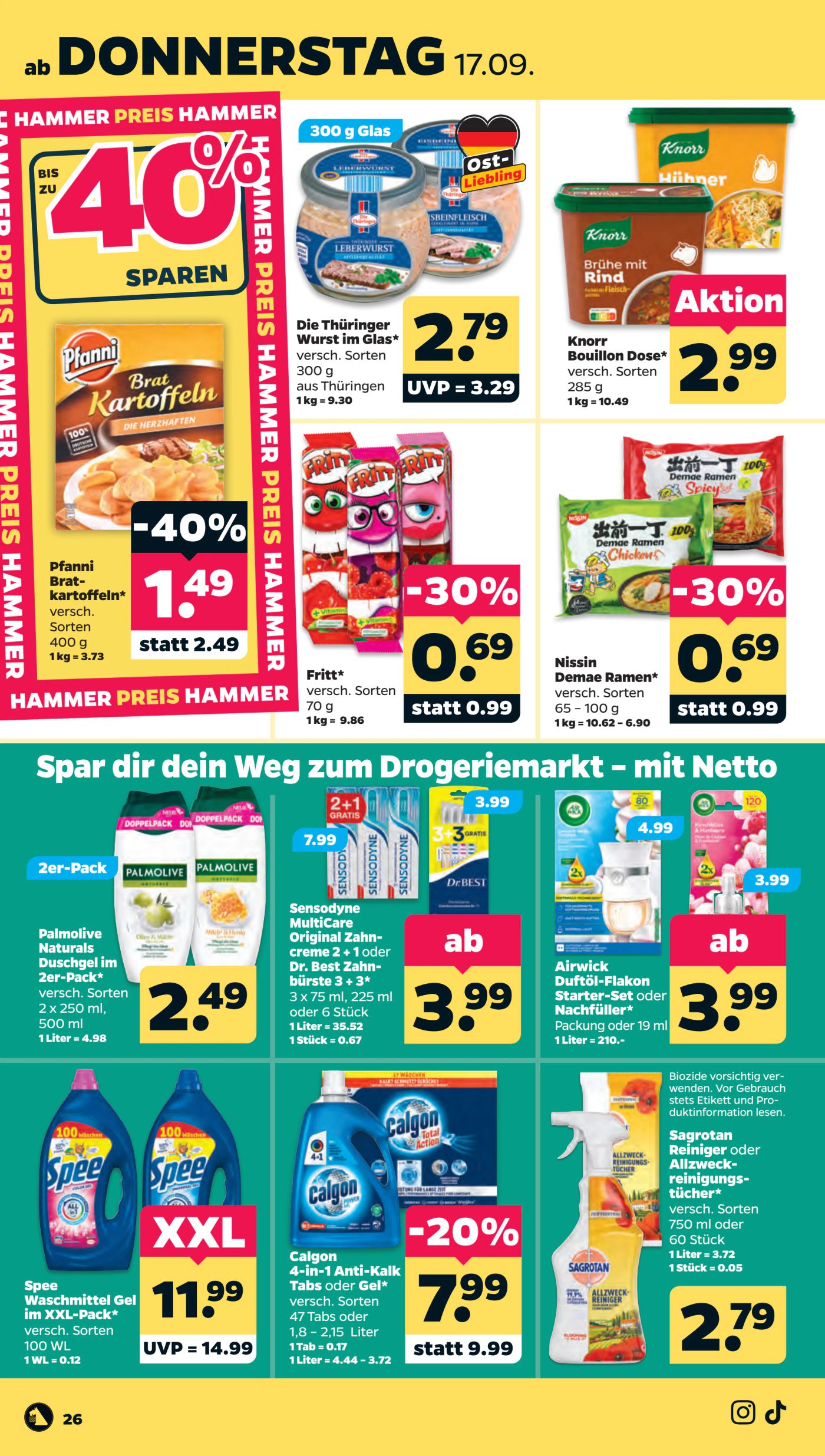 netto - Netto Prospekt nächste Woche – von Montag 14.09.2026 bis Samstag 19.09.2026 - page: 30